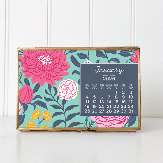 Blooms 2026 Calendar - 4x6