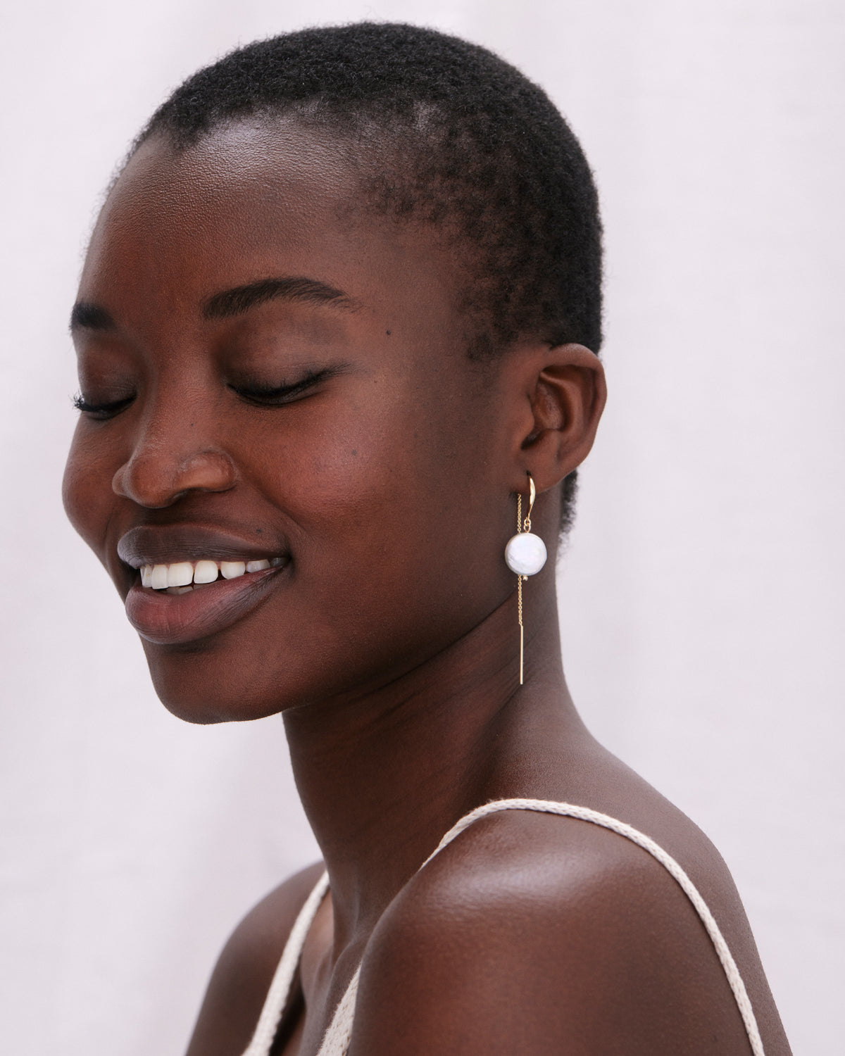Grit Threader Earrings