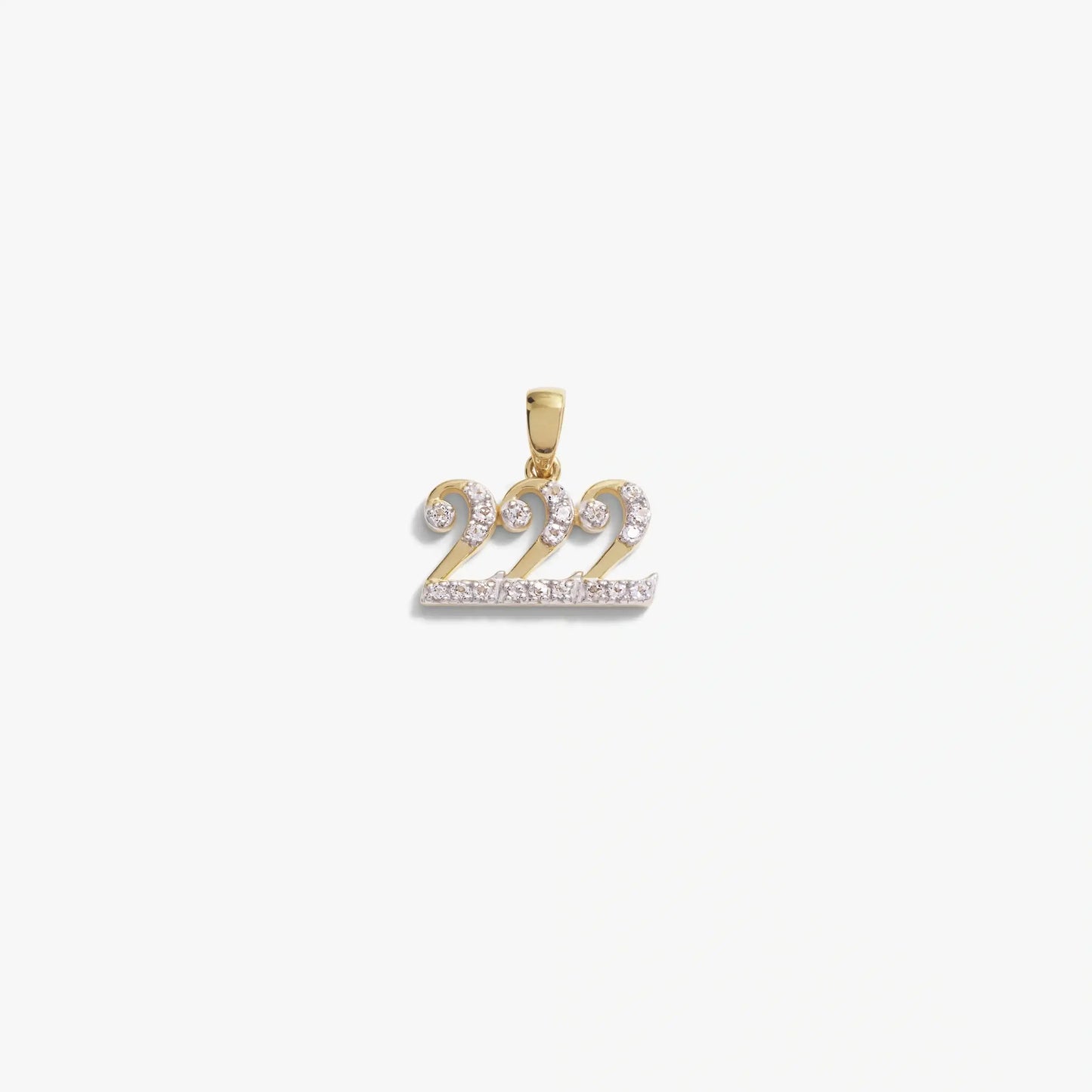 222 Sapphire Angel Number Amulet