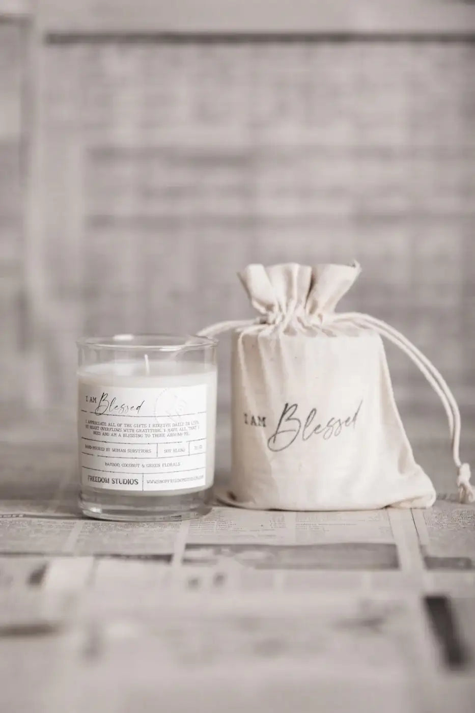 I AM Blessed 7.5 oz Candle