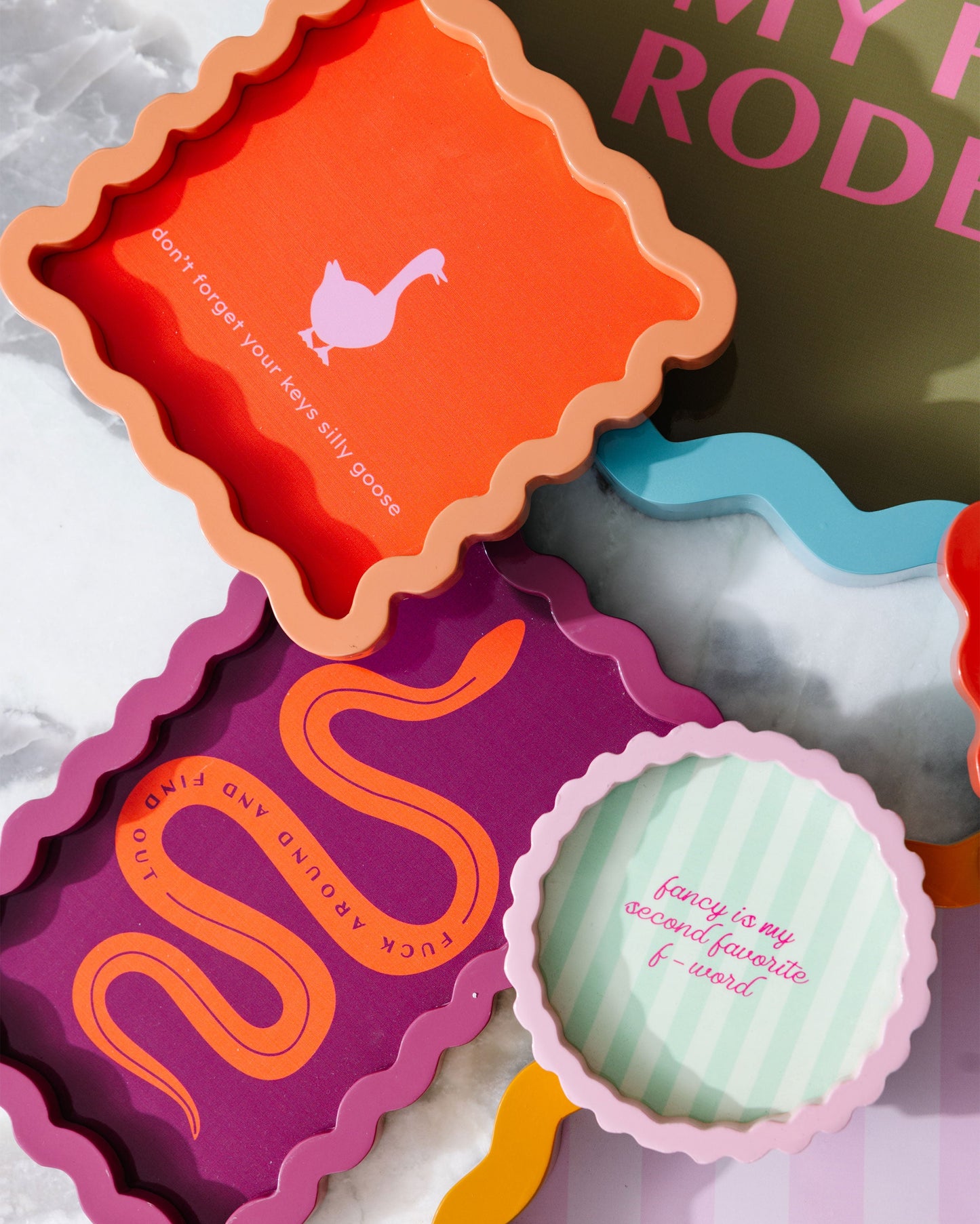 Silly Goose Lacquer Tray