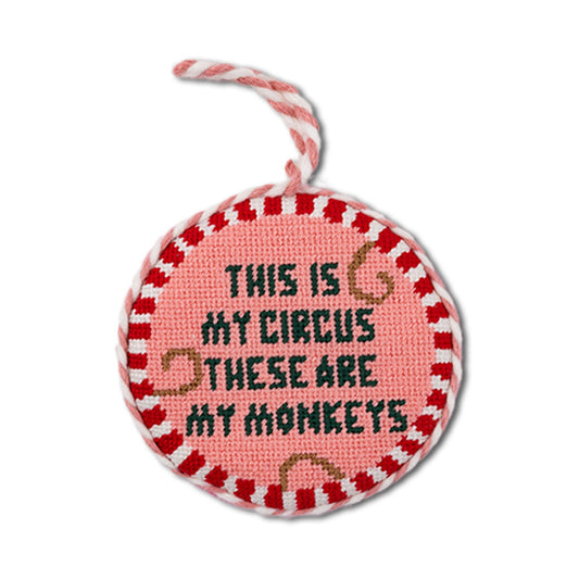 Needlepoint Ornament - This Is My Circus