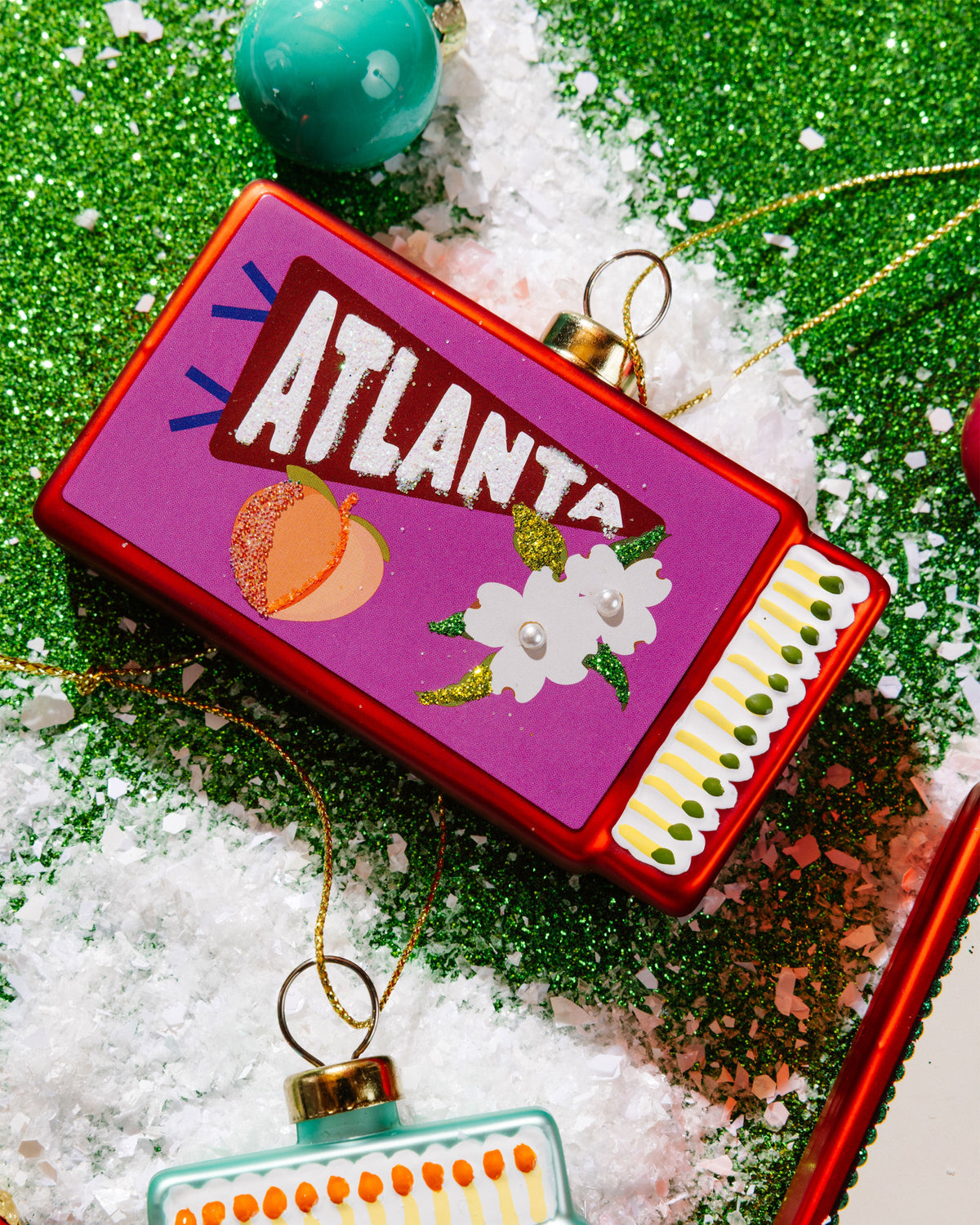 Matchbook Ornament - Atlanta