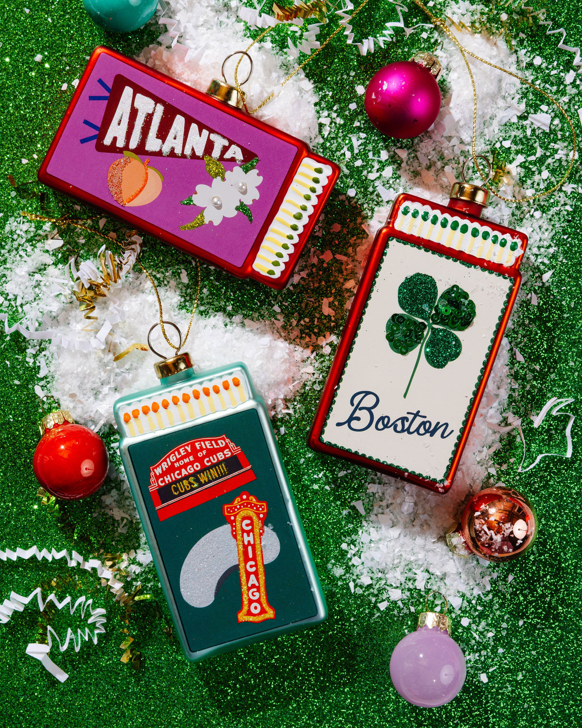 Matchbook Ornament - Chicago
