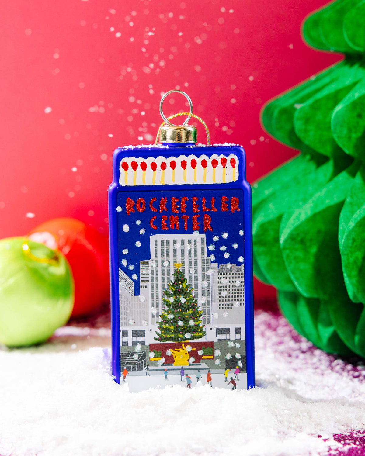 Matchbook Ornament - Rockefeller Center