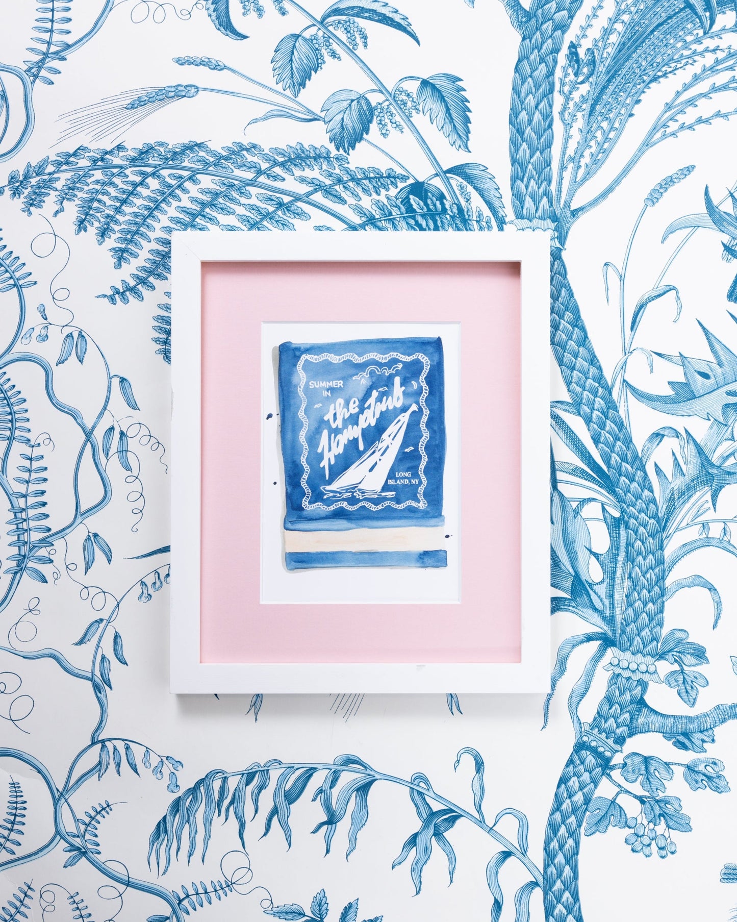 The Hamptons Matchbook Art Print