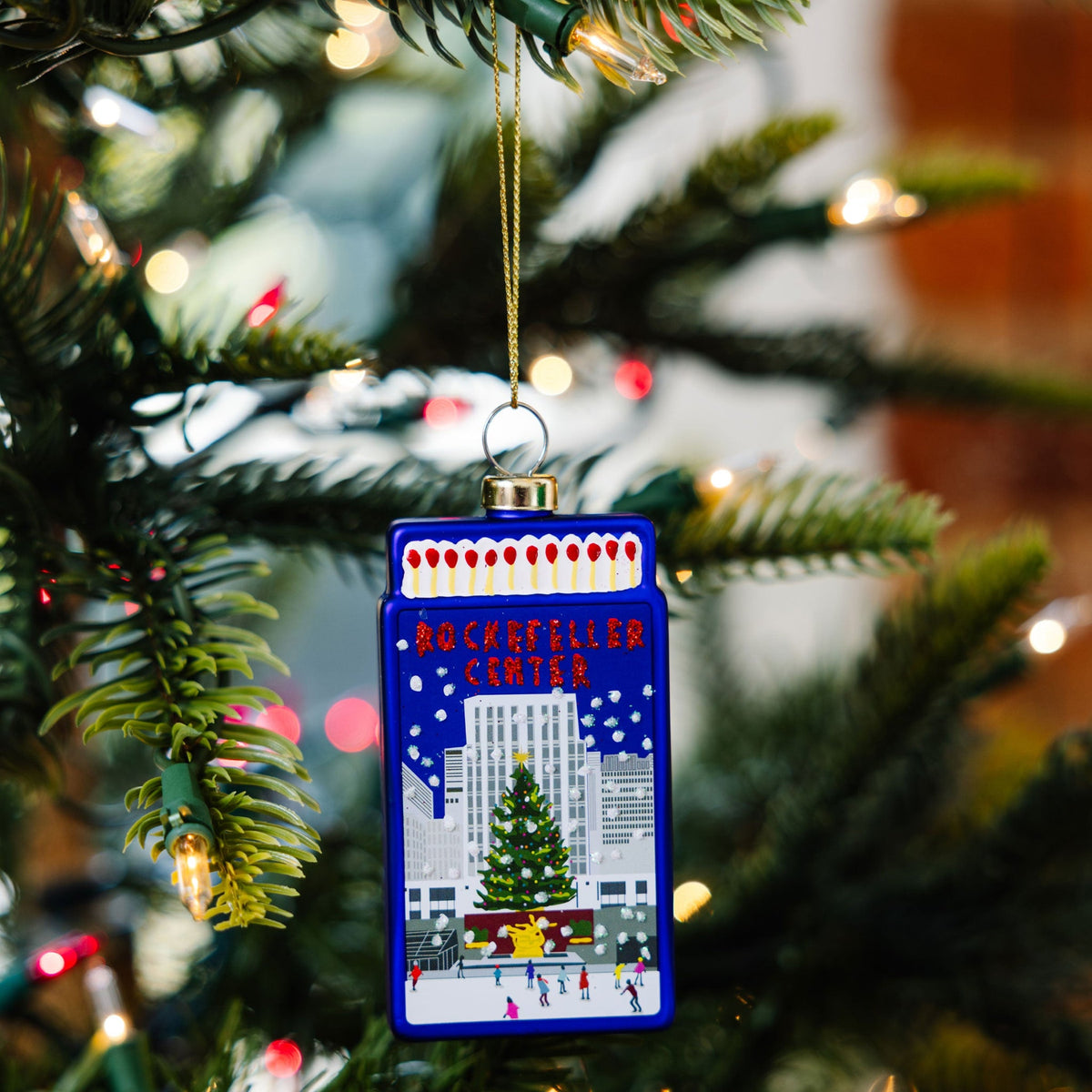 Matchbook Ornament - Rockefeller Center