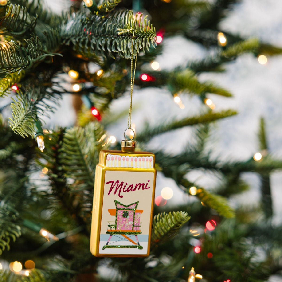 Matchbook Ornament - Miami