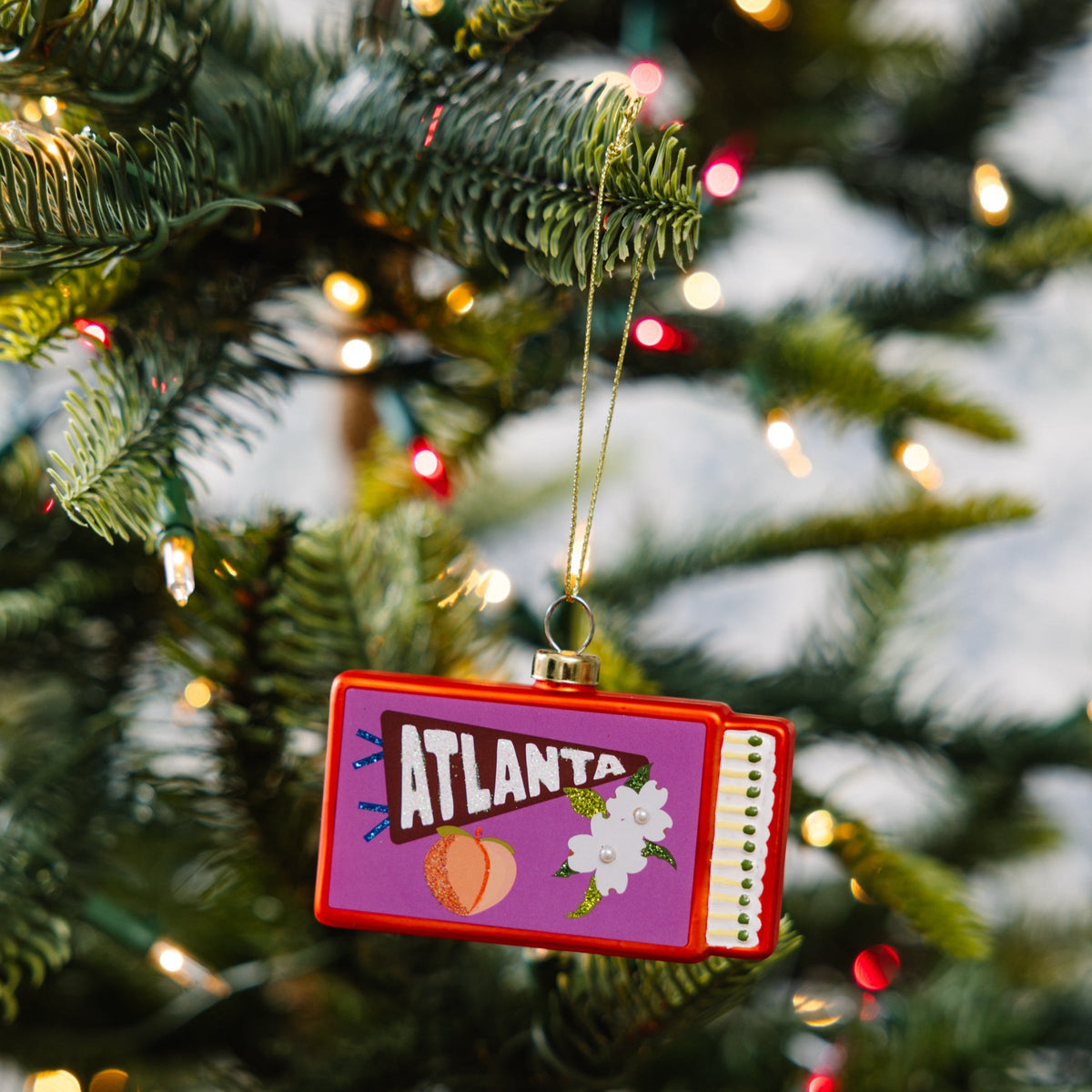 Matchbook Ornament - Atlanta