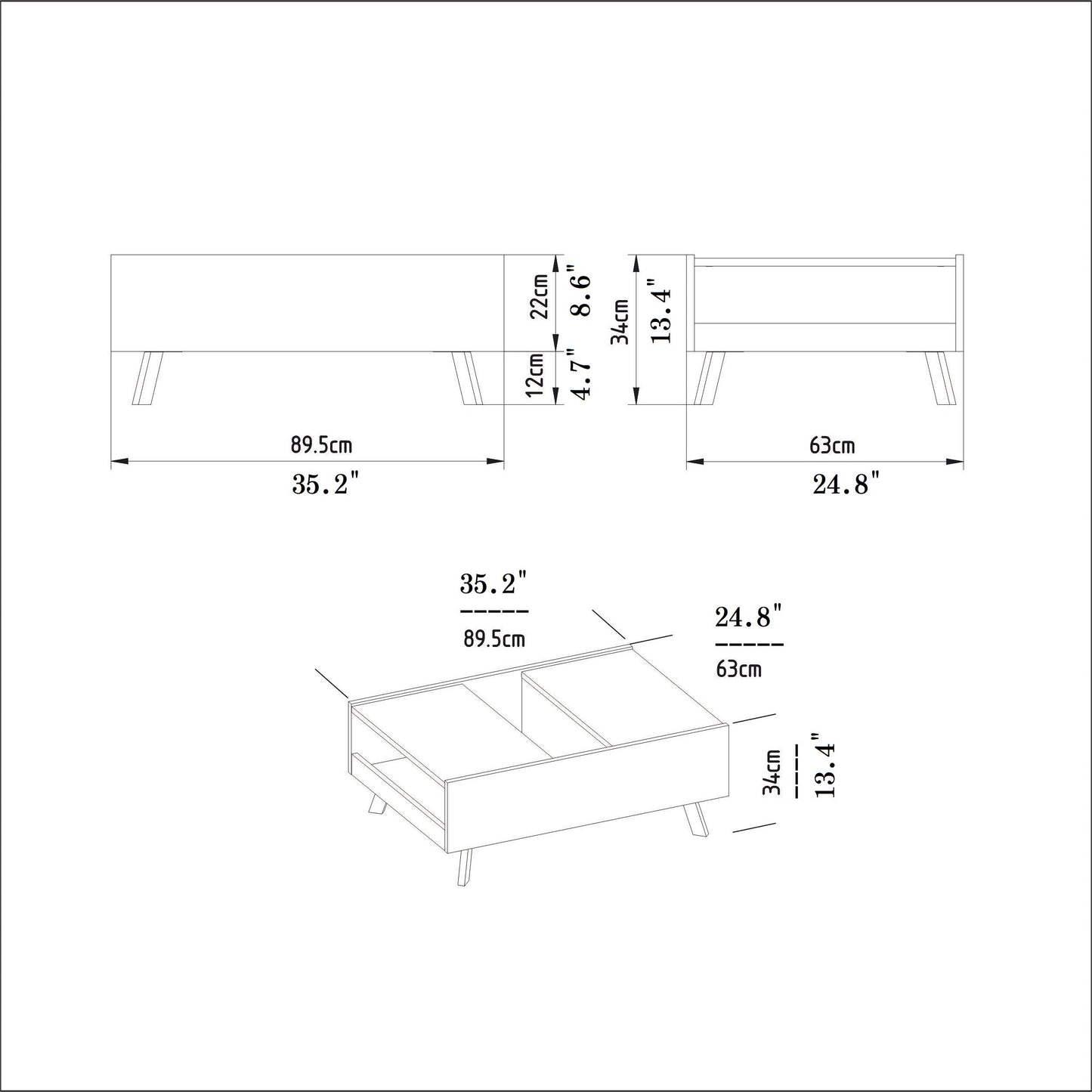 Frida Coffee Table - Ephesus Marble & Gold