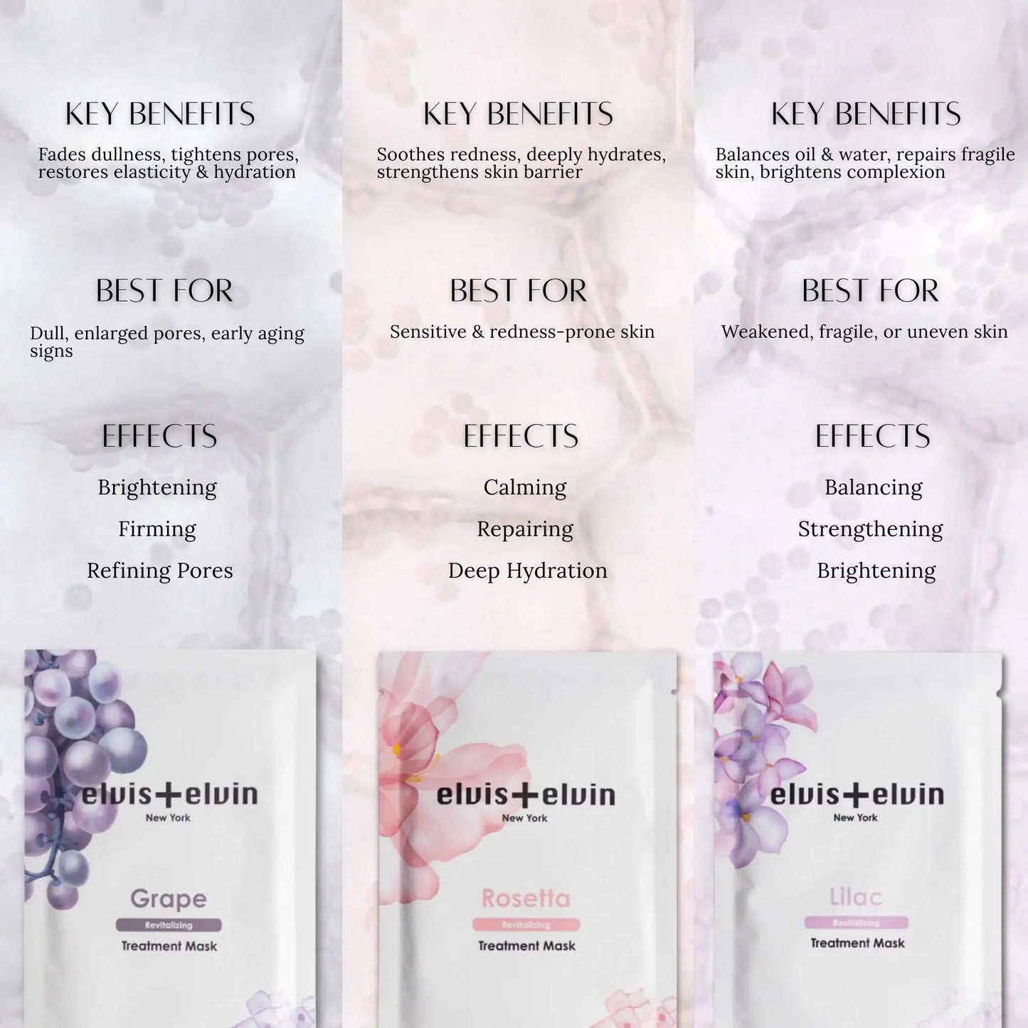 elvis+elvin Grape Revitalizing Treatment Mask 3.0