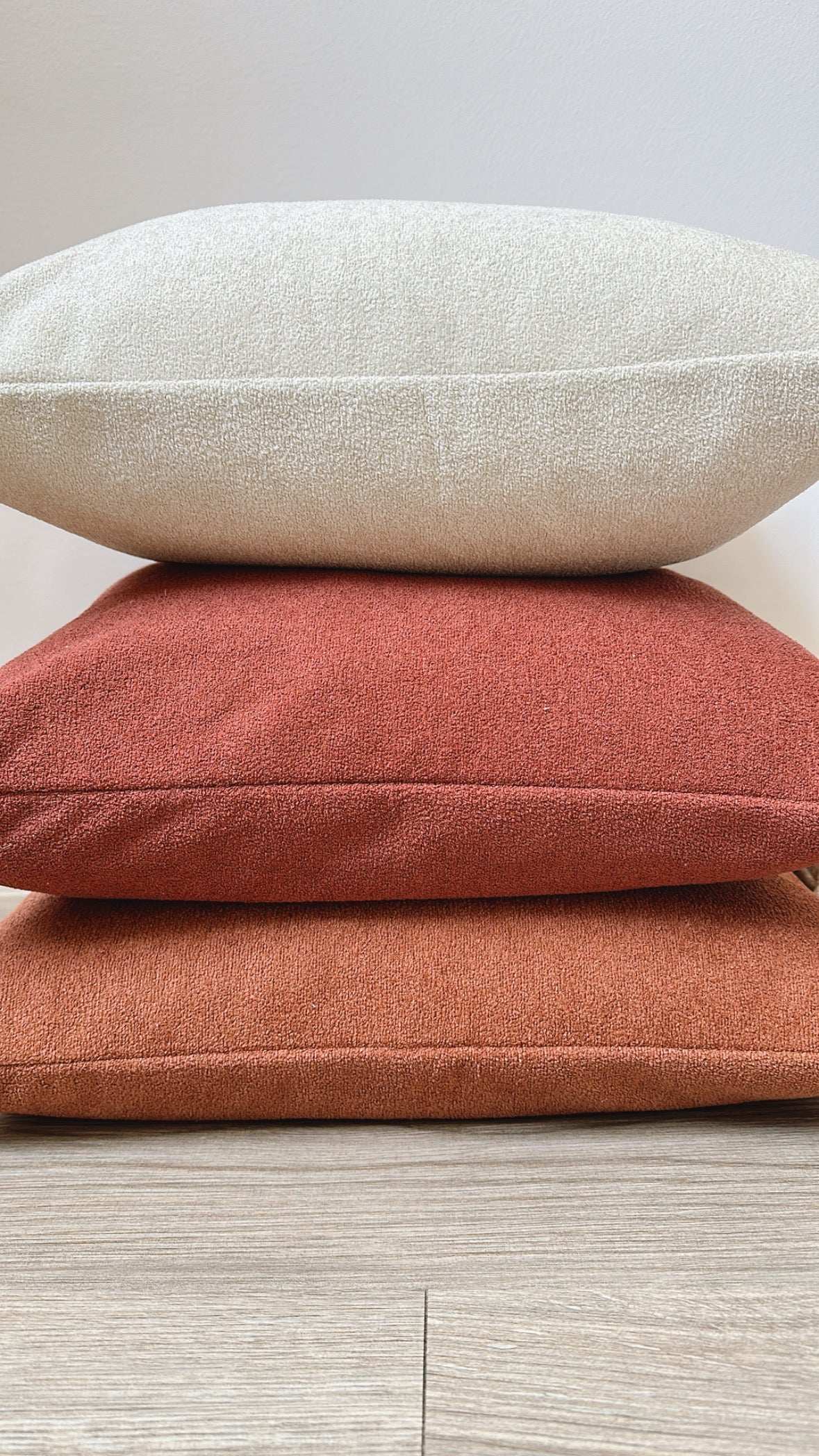 Cream Sherpa Lumbar Pillow Cover