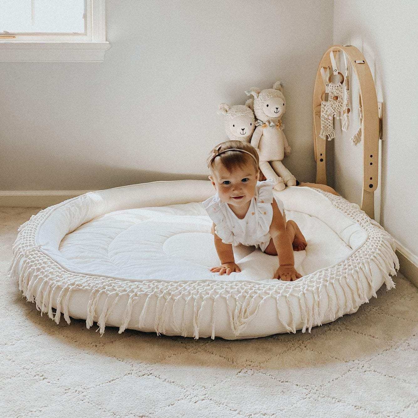 Macrame Organic Round Play Mat