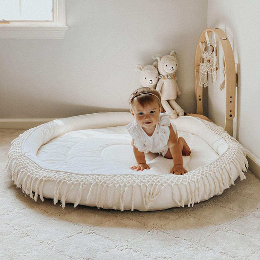 Macrame Organic Round Play Mat