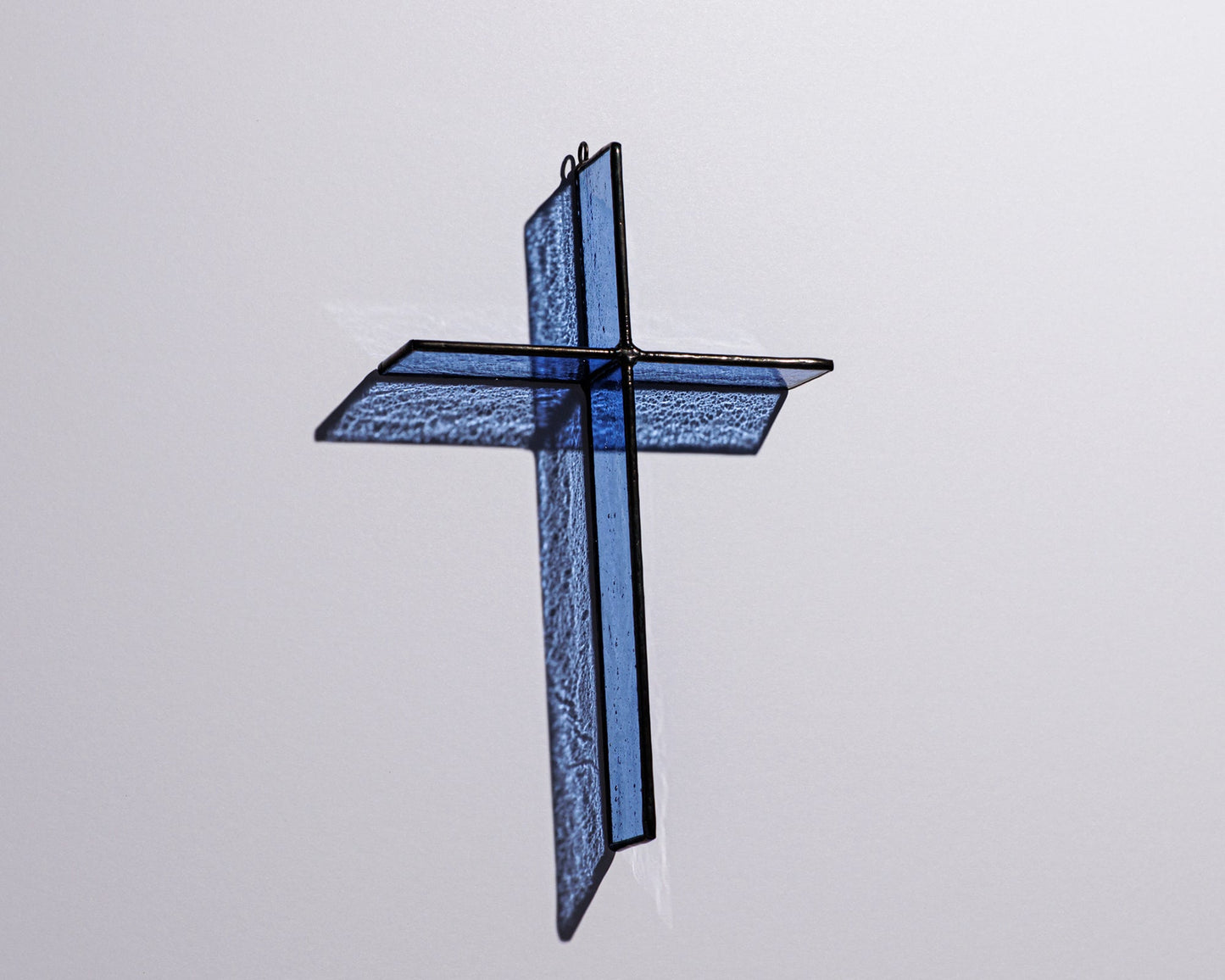 Harbor Blue Cross Suncatcher