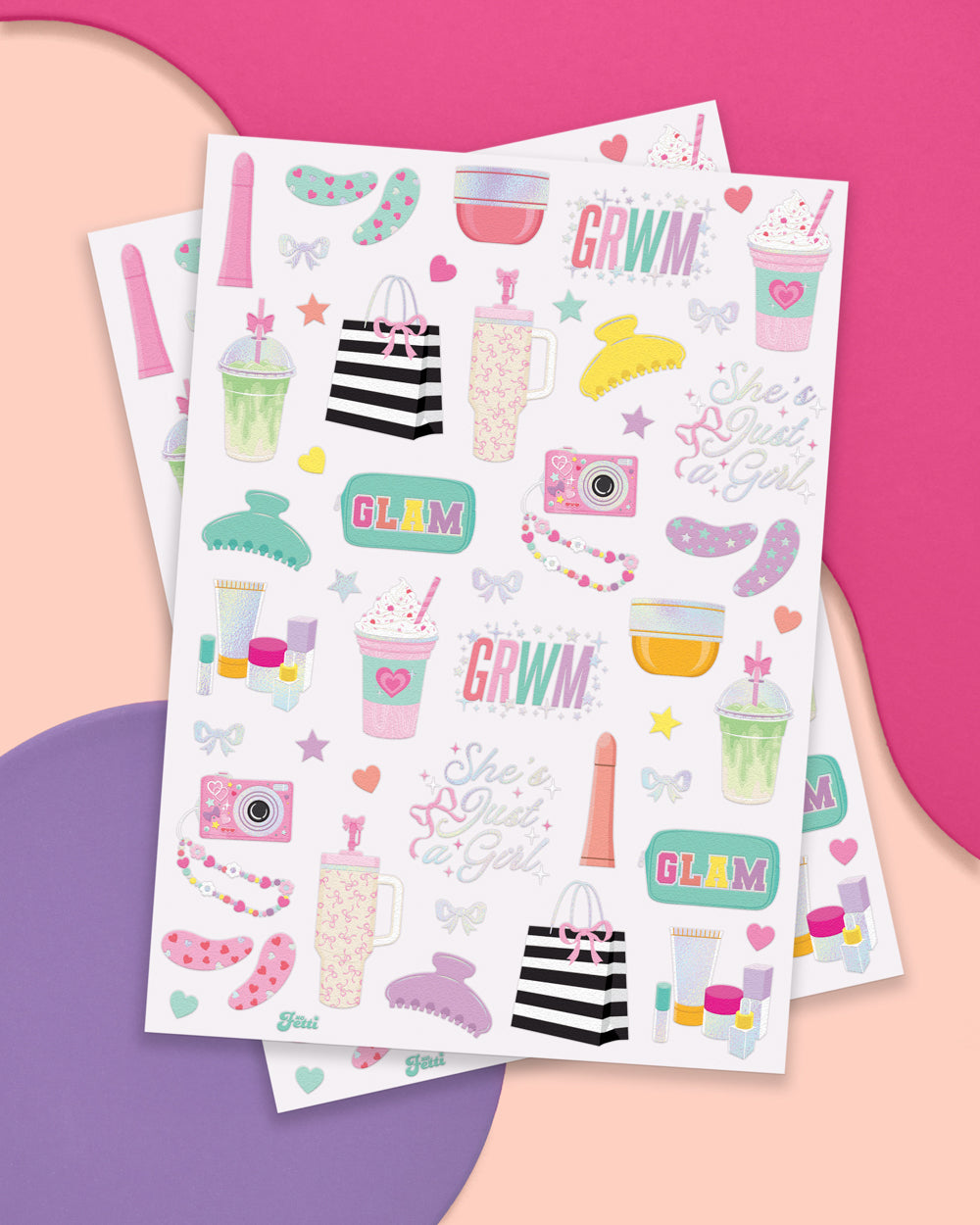 Just a Girl Tattoos - 52 temporary tattoos
