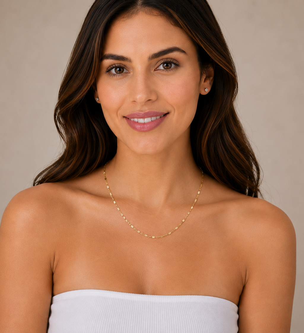 Joyce Sterling Silver or Gold Plated Chain
