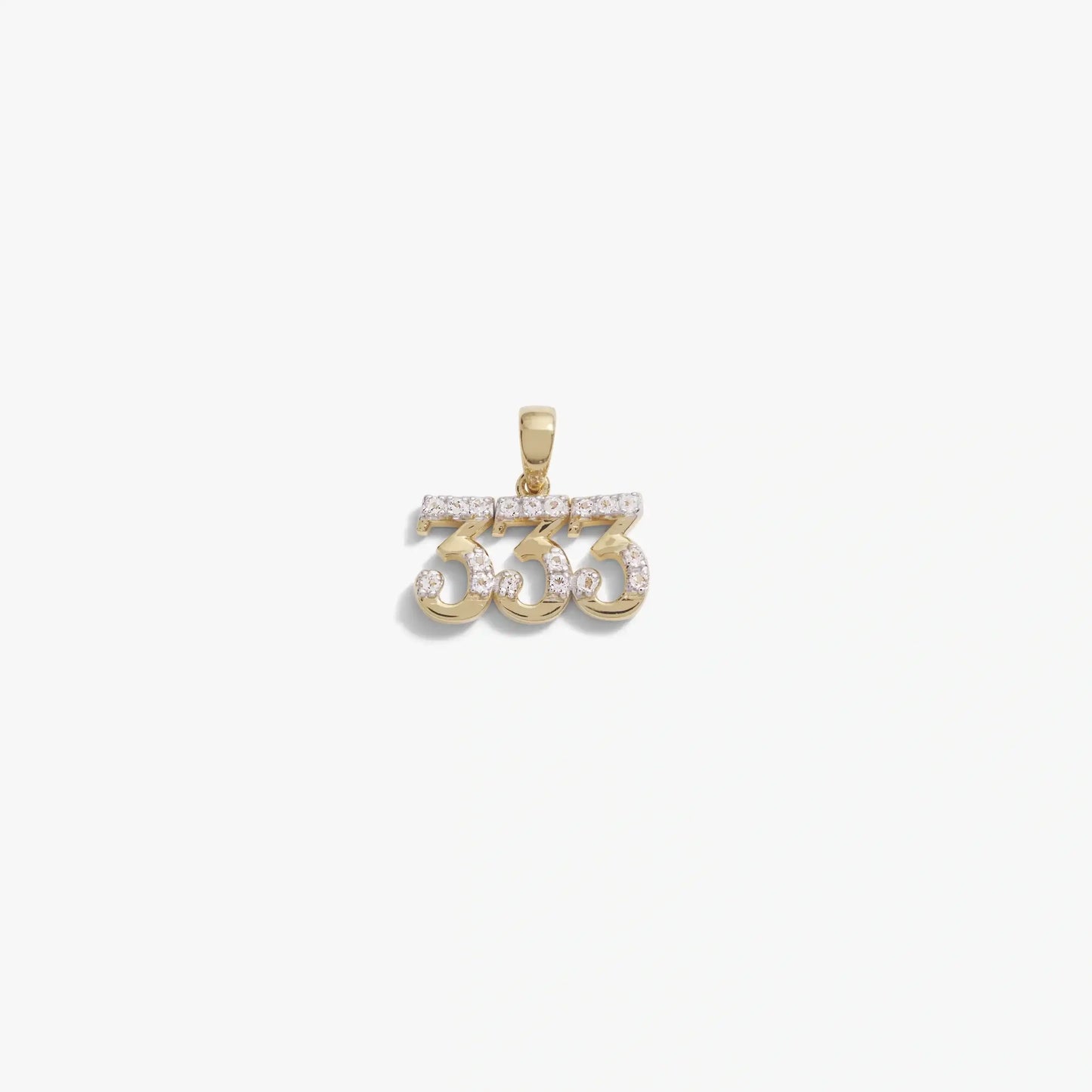 333 Sapphire Angel Number Amulet