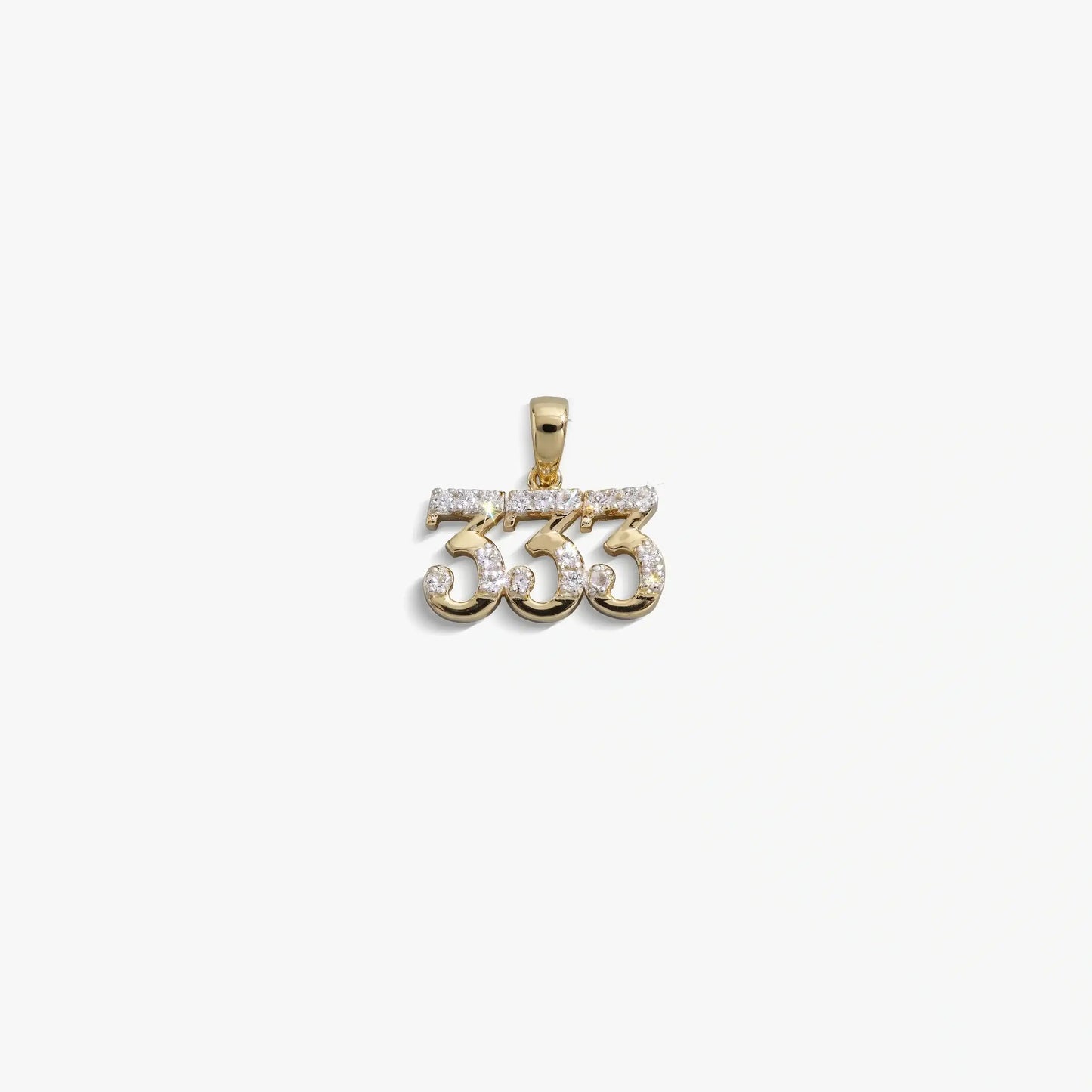 333 Sapphire Angel Number Amulet