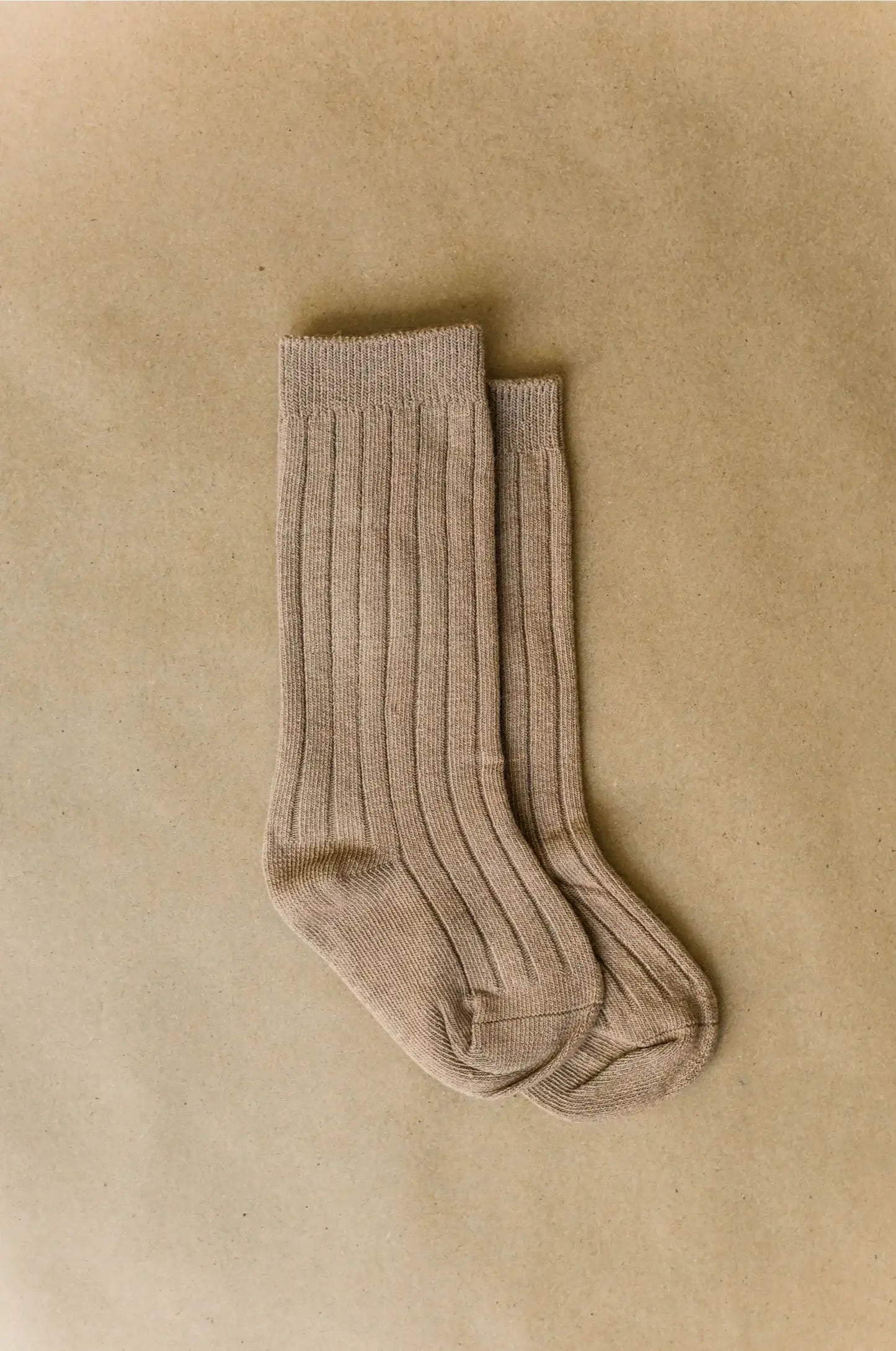 Brown-Knee high socks