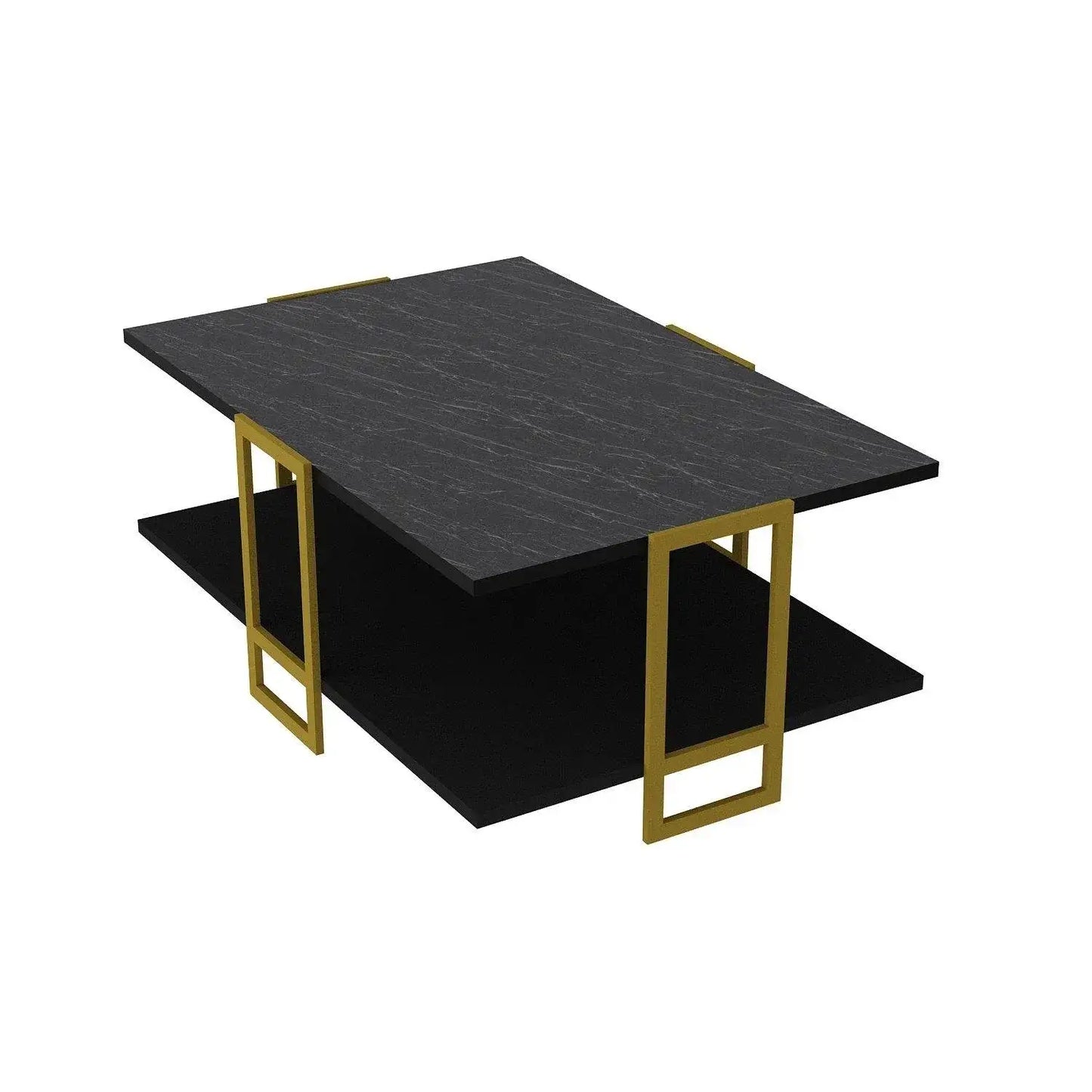 Polka Metal Wood Coffee Table