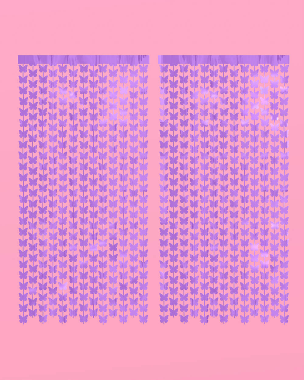 Butterfly Curtain - purple foil curtain