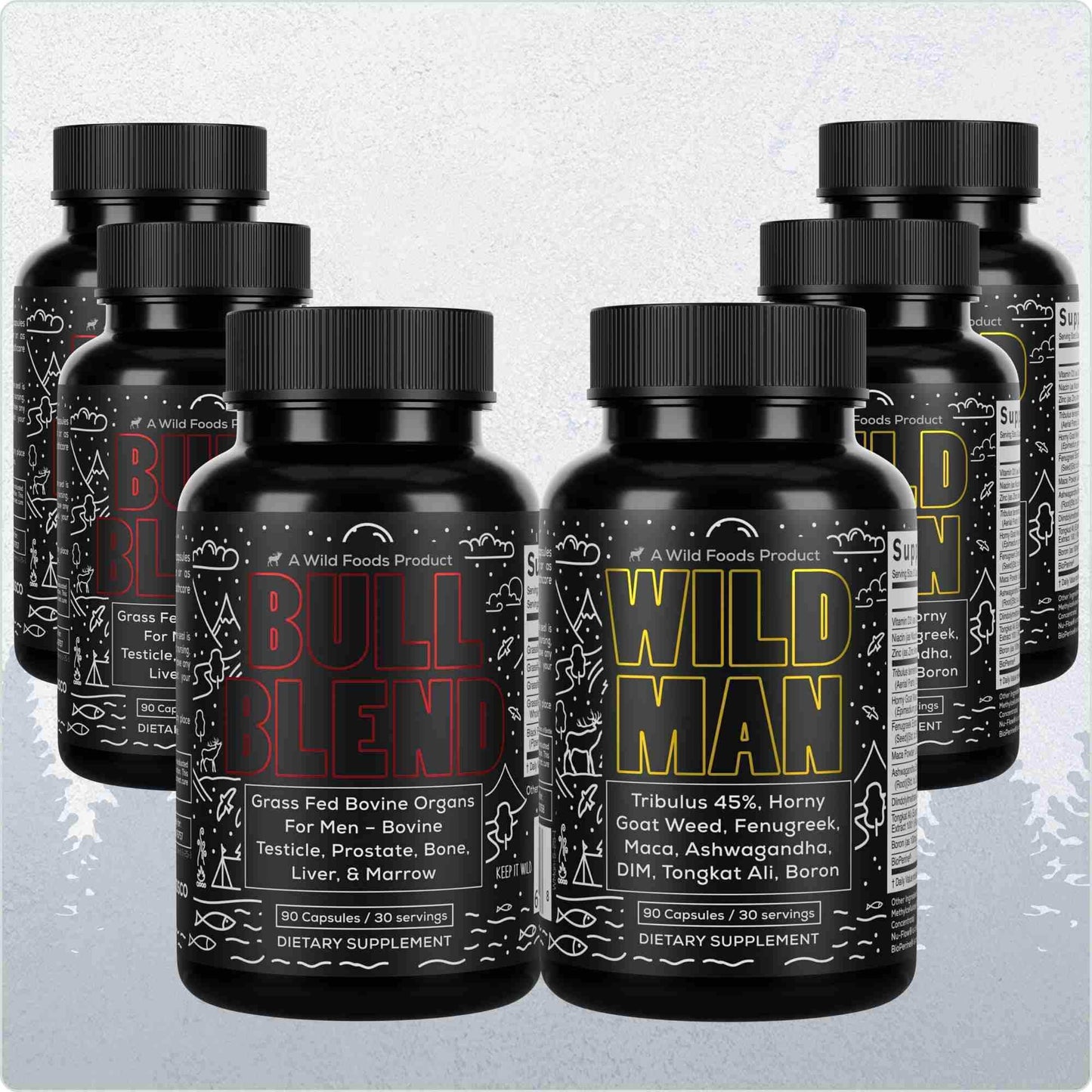 Wild Man Herbal Stack – Male Hormone Balance & Performance