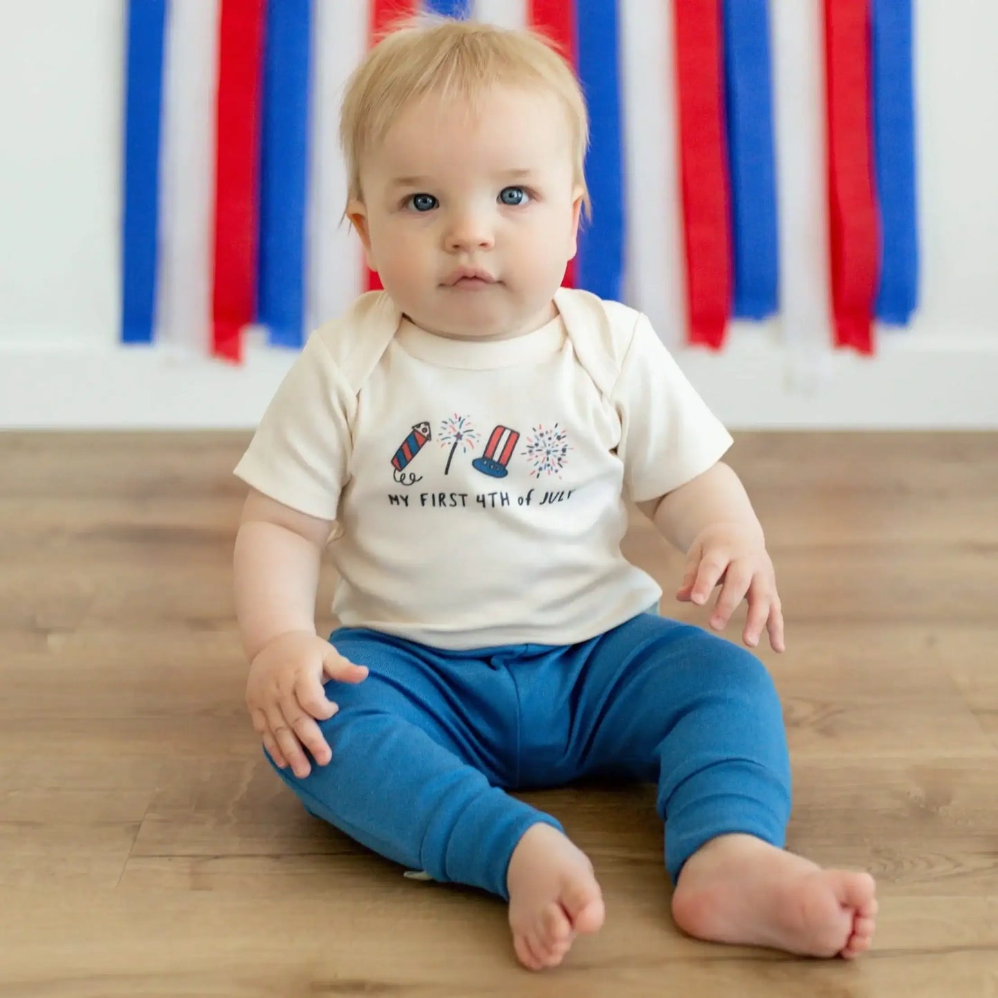 graphic bodysuit | my first 4th of july rocket