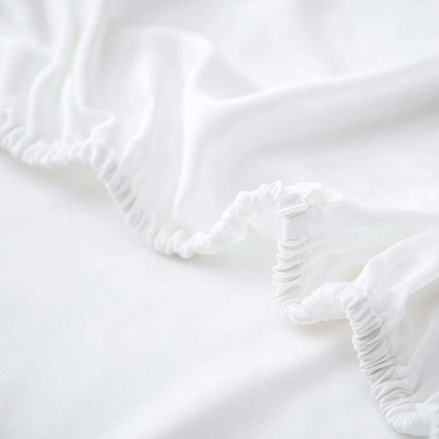 Organic Bamboo Sateen Fitted Sheet