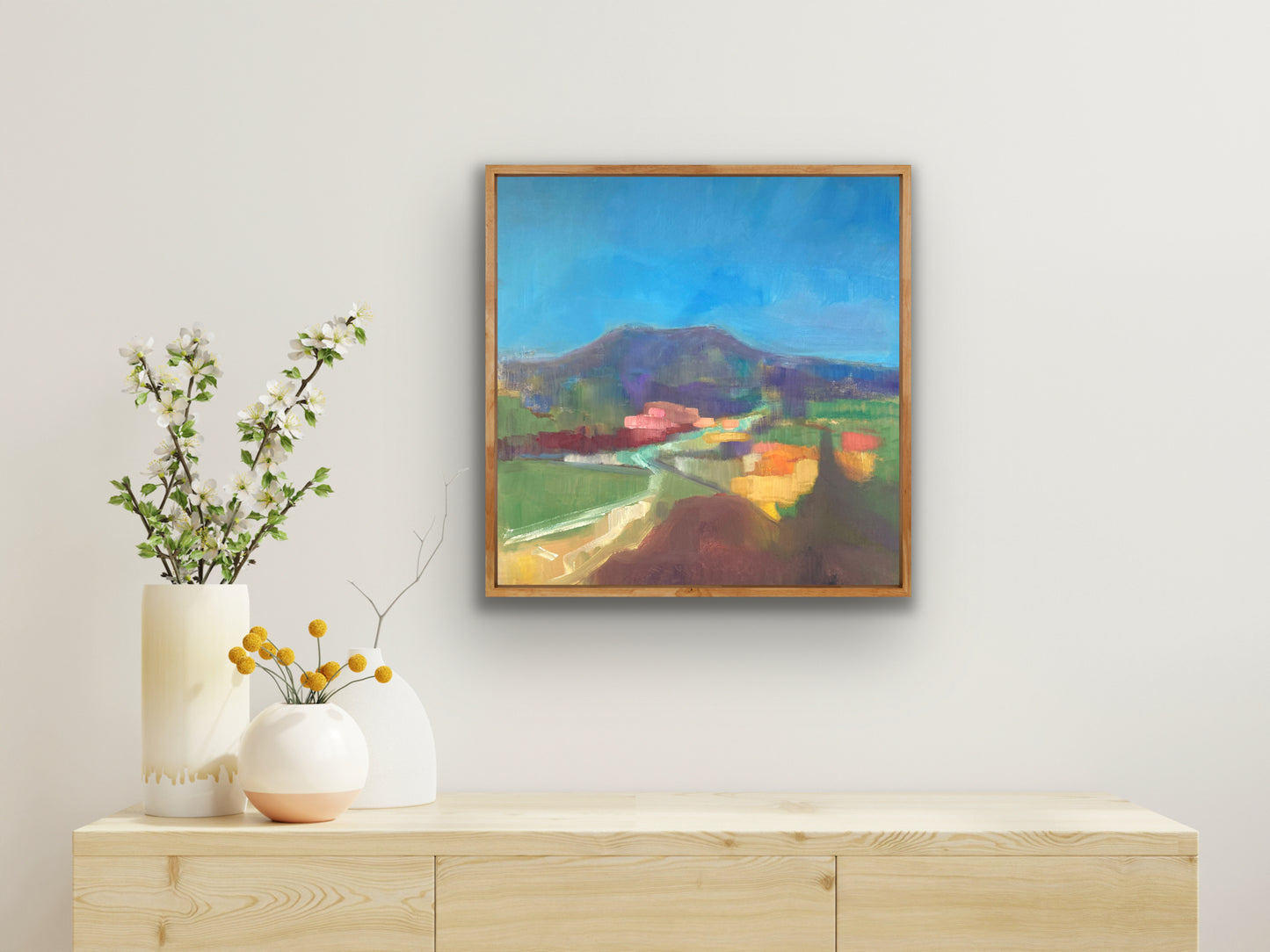 Frolicking in the Flatirons - Original Oil Painting by Peg Connery-Boyd