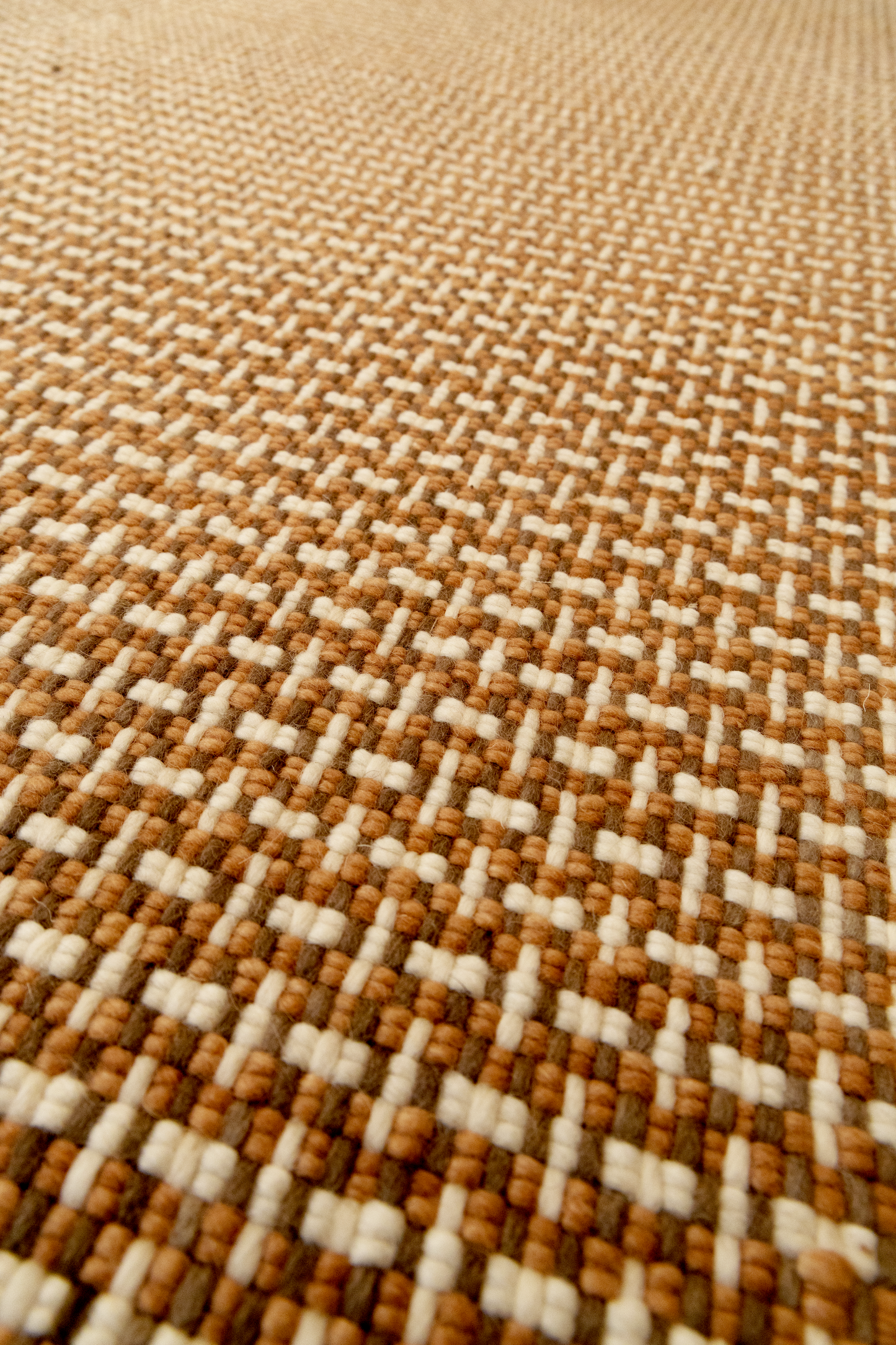 Handwoven Flatweave Wool Rug