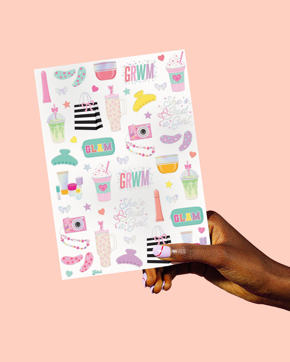 Just a Girl Tattoos - 52 temporary tattoos