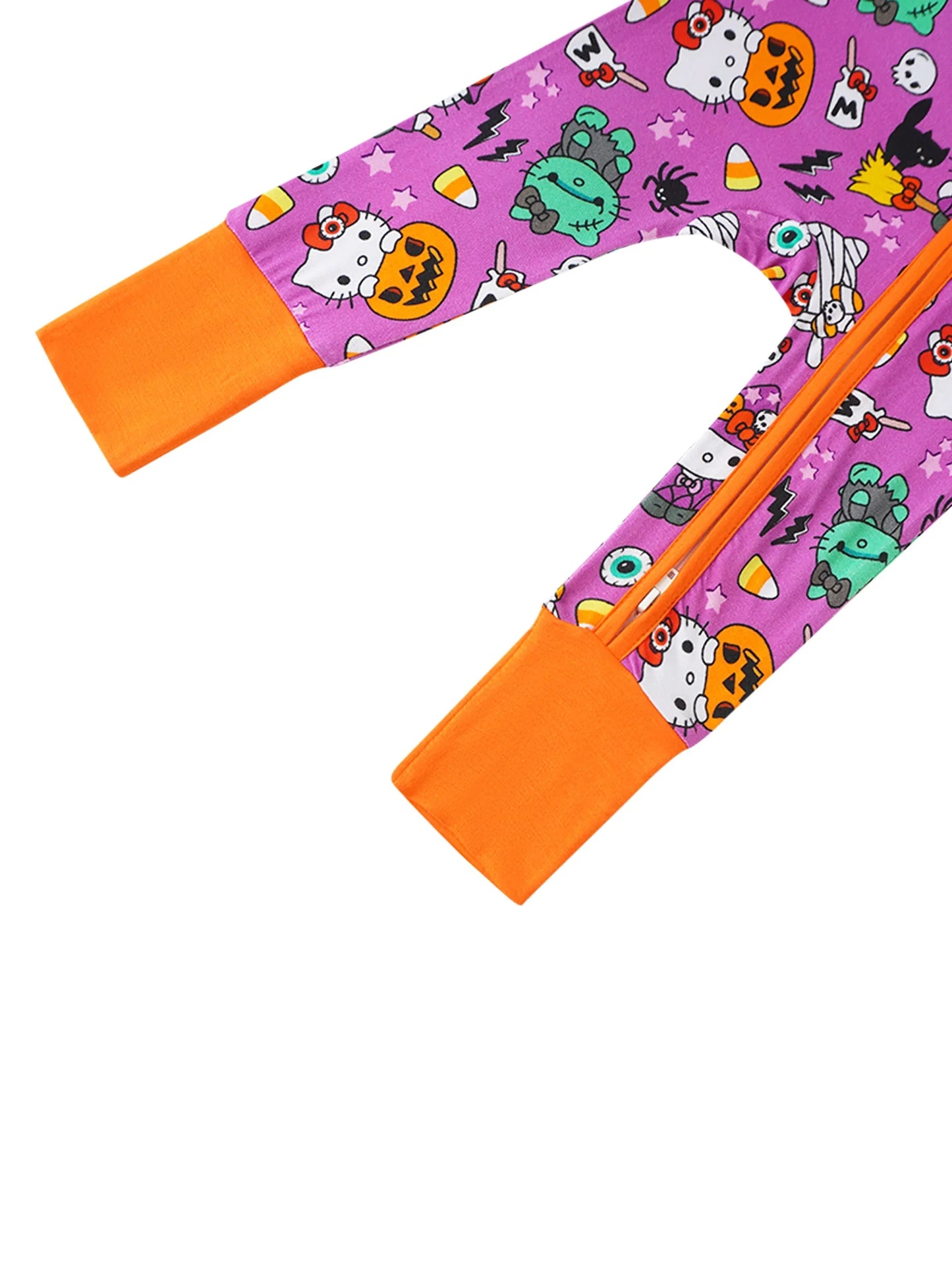 PoshTOT Sanrio Hello Kitty Milk Bamboo Baby Convertible Zippy Romper