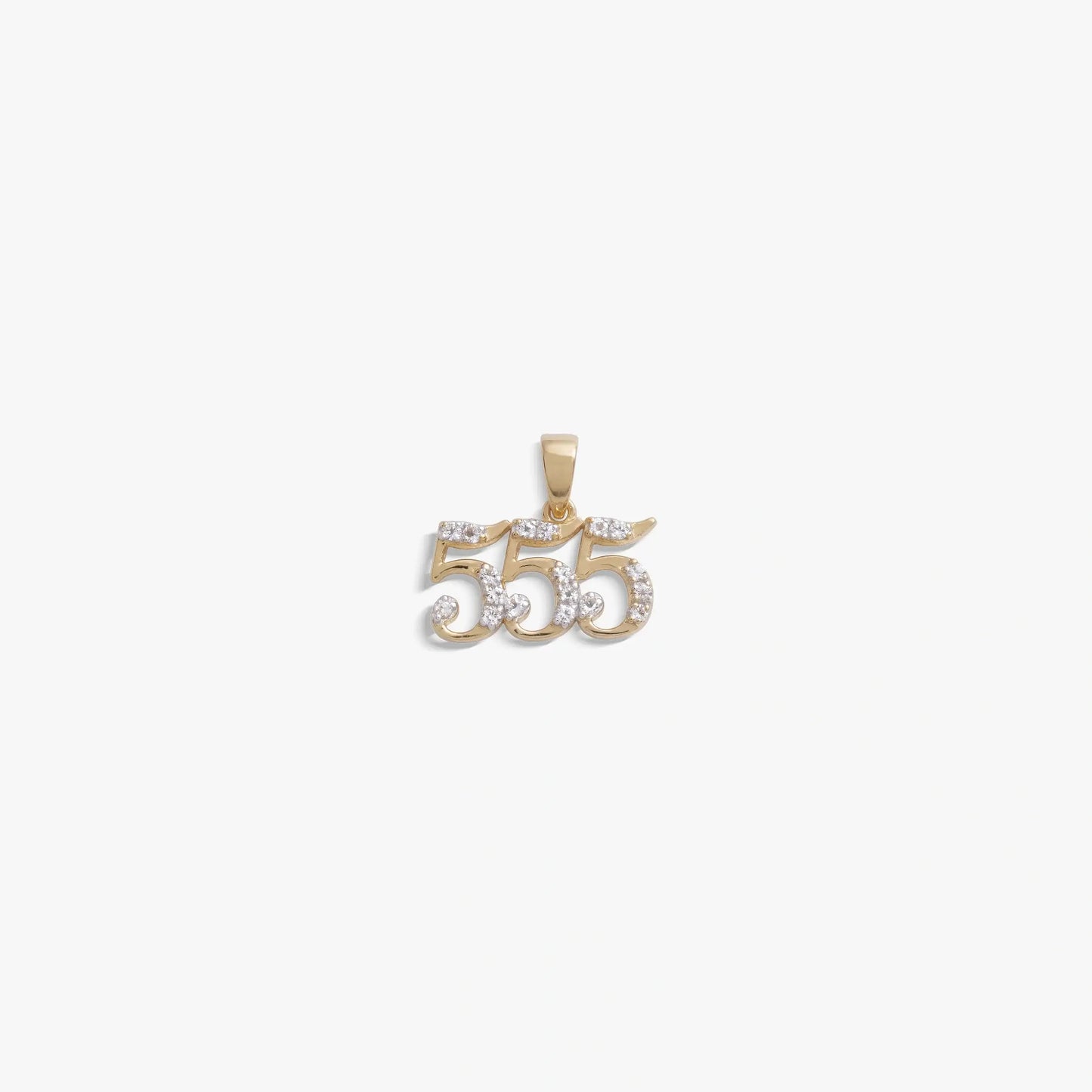 555 Sapphire Angel Number Amulet