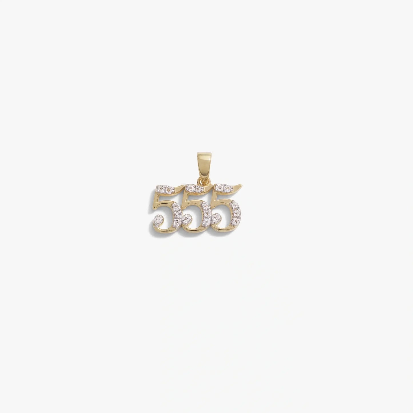 555 Sapphire Angel Number Amulet