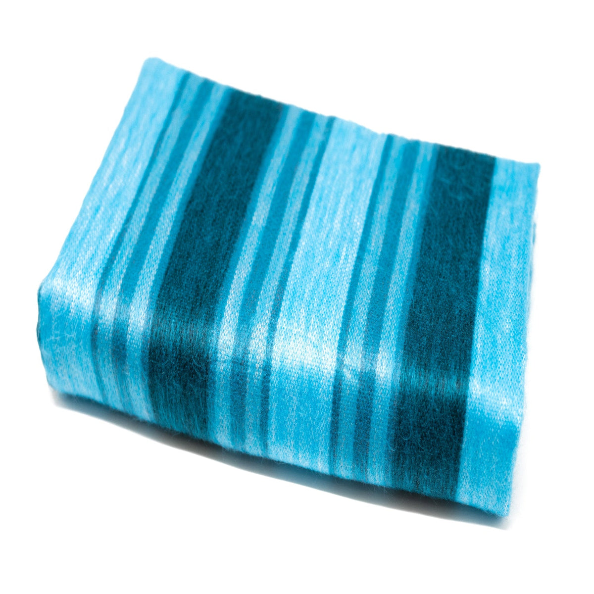 Handwoven Alpaca Throw Blanket | Lustrous Blue | Nawi Collection