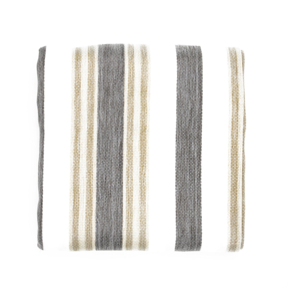 Handwoven Alpaca Throw Blanket | Cream & Camel | Nawi Collection