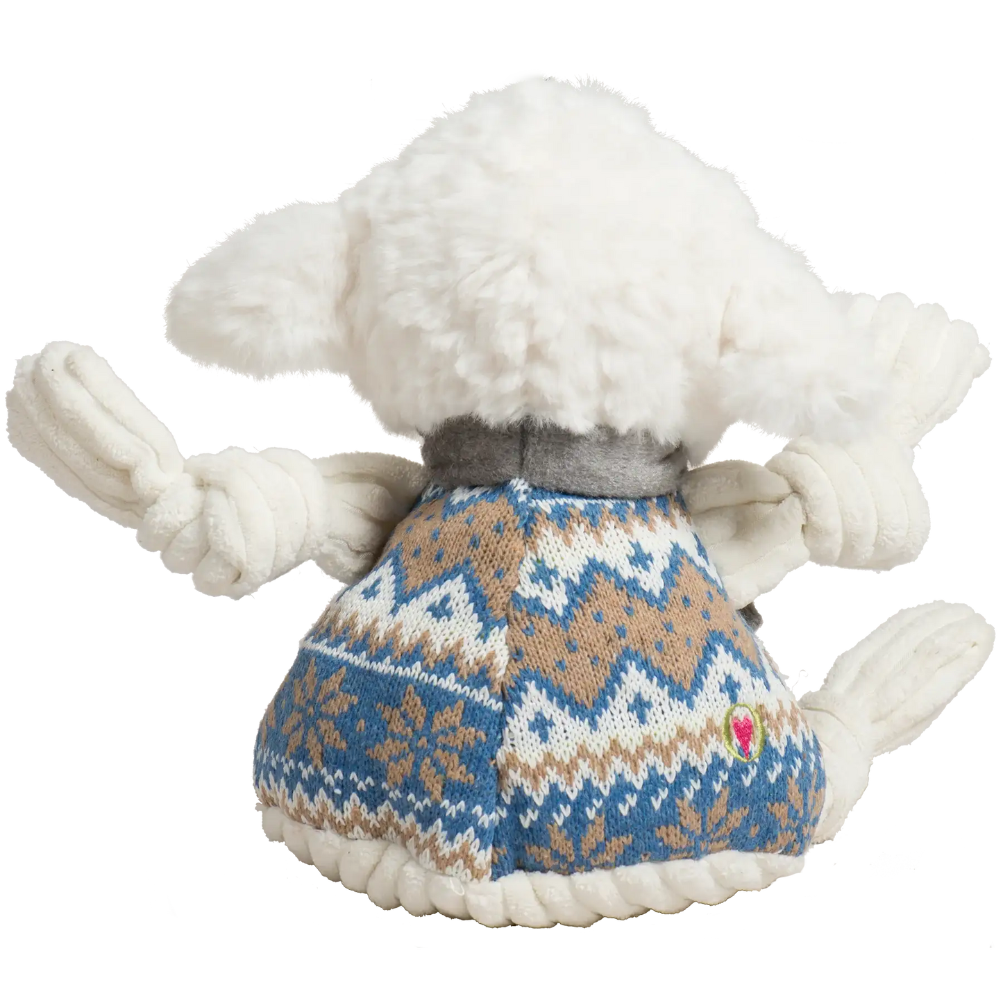 Leo Lamb Plush Dog Toy Knottie®