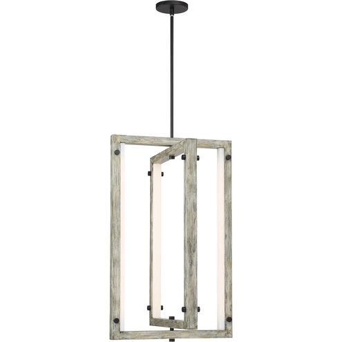 Alta Black and Gray Wood Pendant Ceiling Light