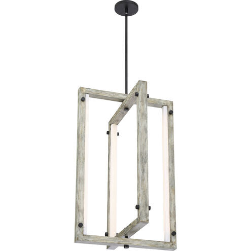 Alta Black and Gray Wood Pendant Ceiling Light