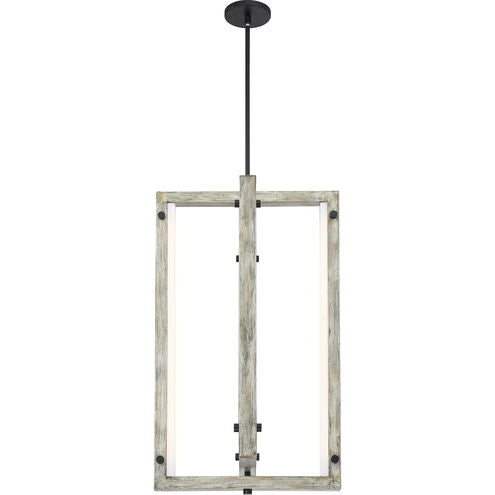 Alta Black and Gray Wood Pendant Ceiling Light