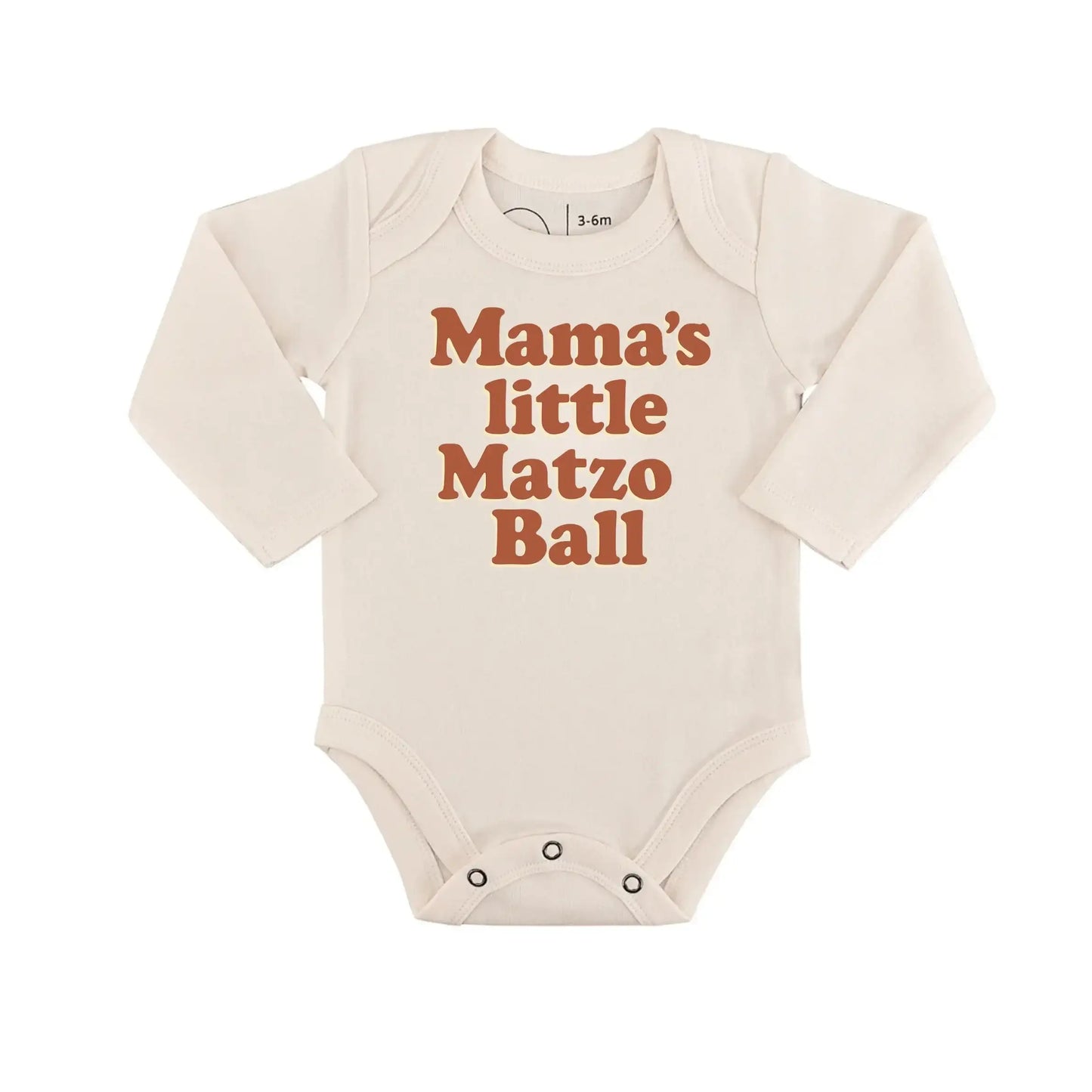 long sleeve graphic bodysuit | matzo ball