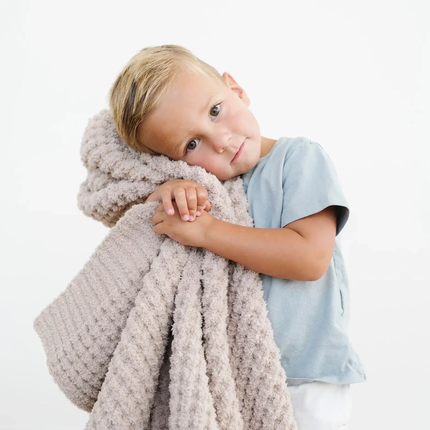 WAFFLE KNIT TODDLER BLANKETS