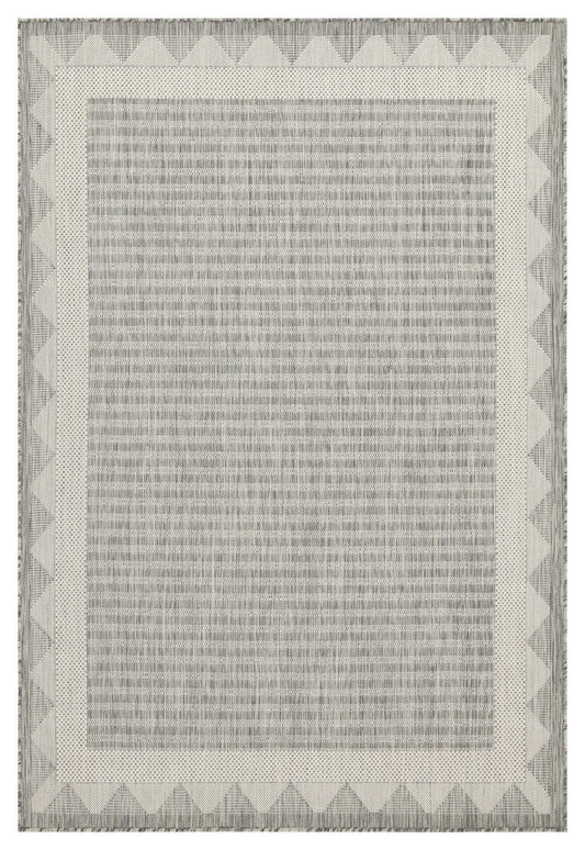Sunshine GC_HAR2015 Silver 5 ft. 3 in. x 7 ft. 3 in. Indoor/Outdoor Area Rug