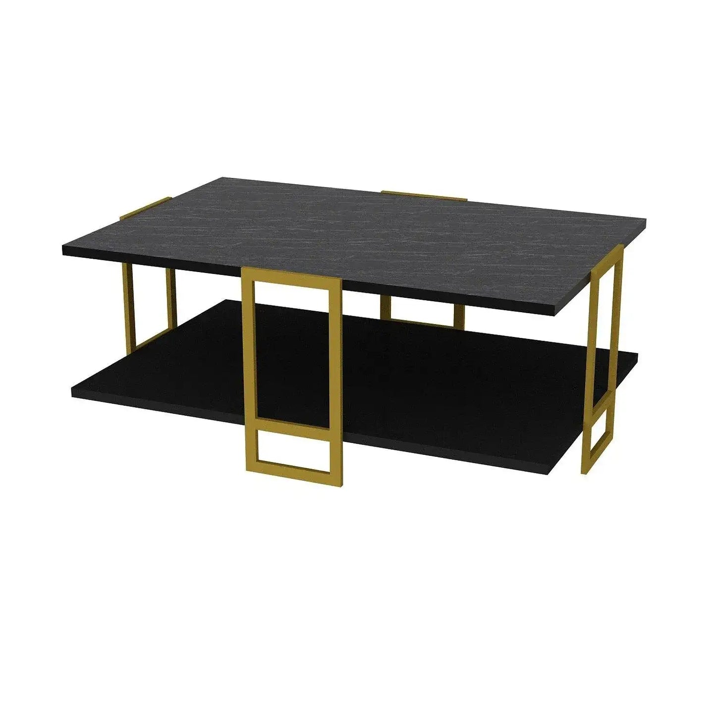Polka Metal Wood Coffee Table