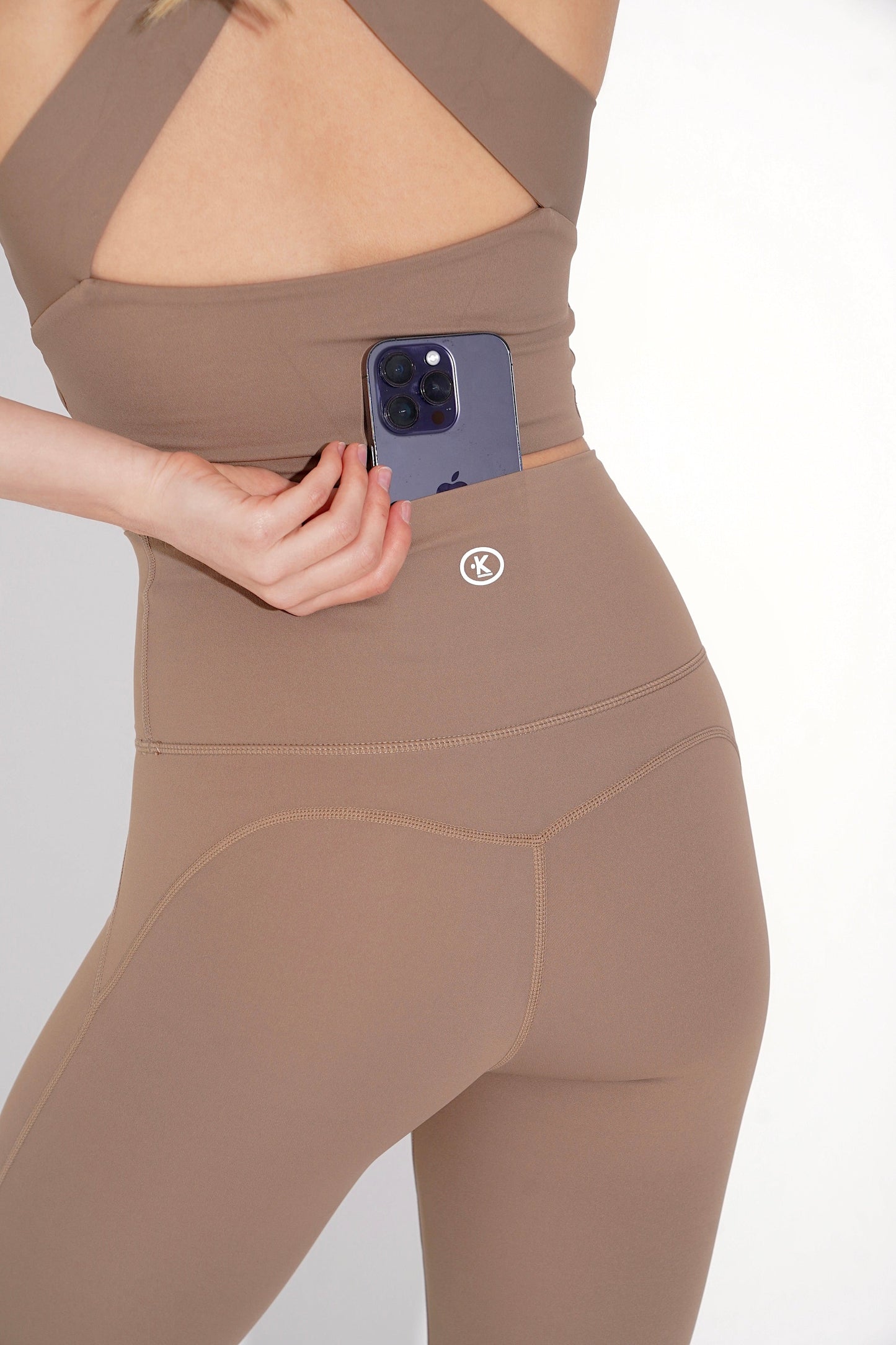 I Am Wonderful High Rise Beige Legging