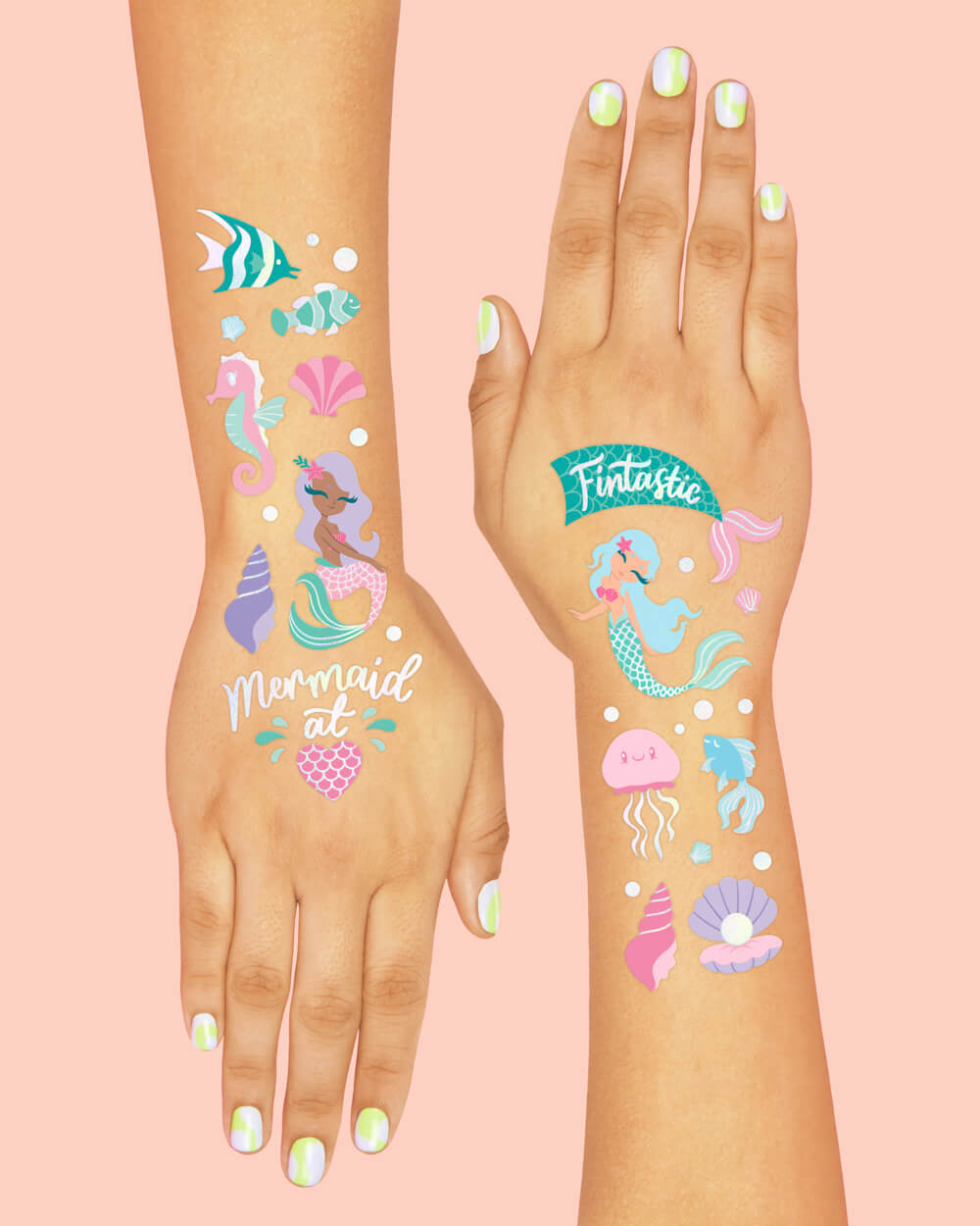 Mermazing Tats - 112 temporary tattoos