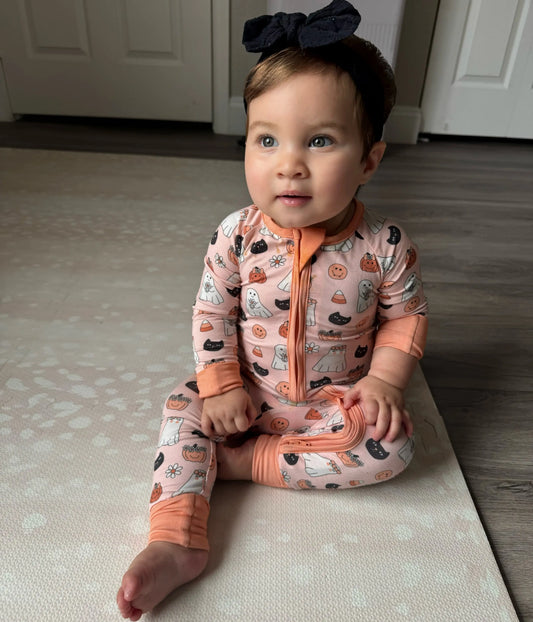 Blossom & Boo (Convertible Zip Footies)