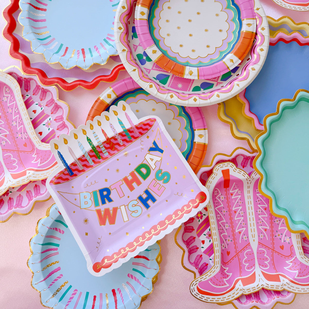 Birthday Wishes Dessert Plates (10 count)