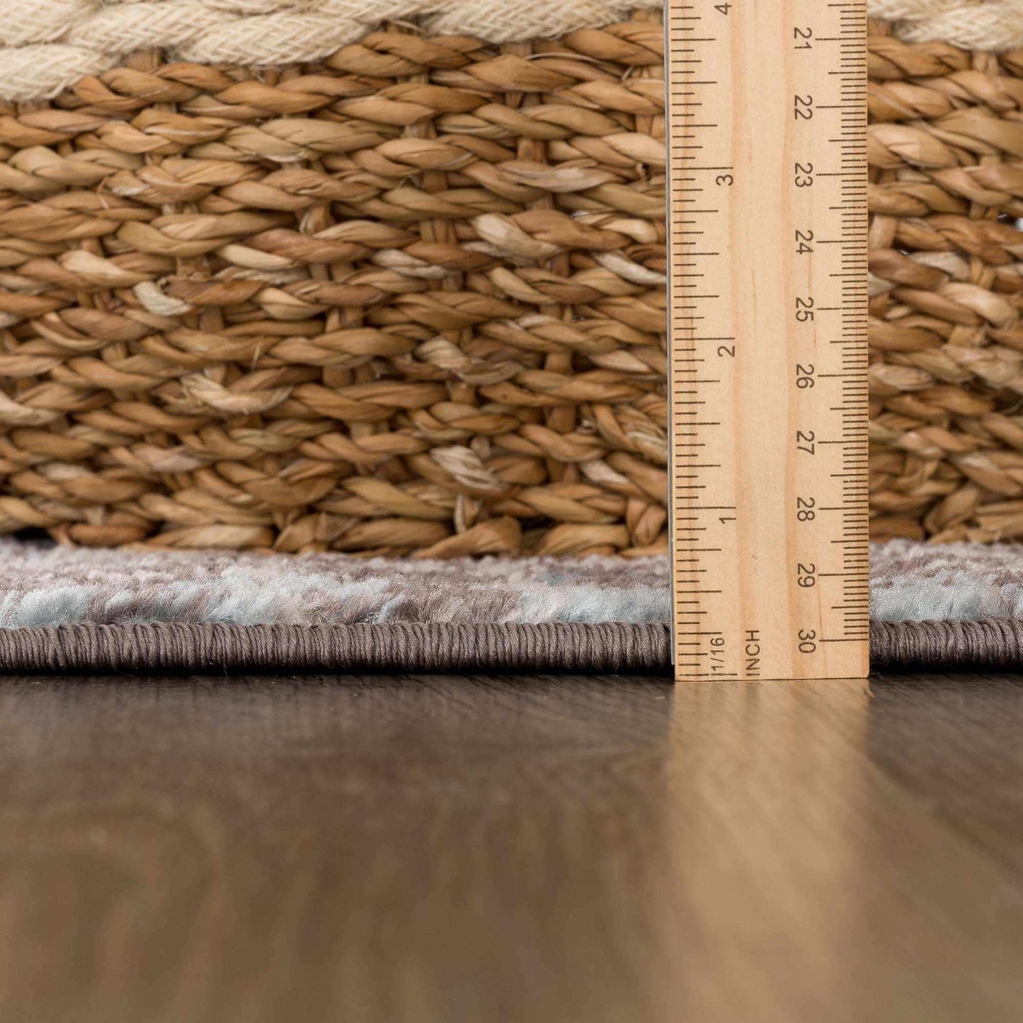Peeta Dark Brown Medallion Area Rug
